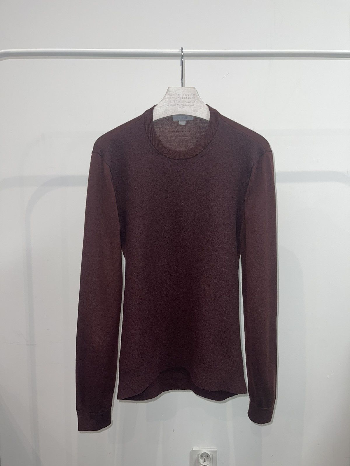 Cos COS Burgundy Wool Sweatshirt Size US M / EU 48-50 / 2 - 4 Thumbnail