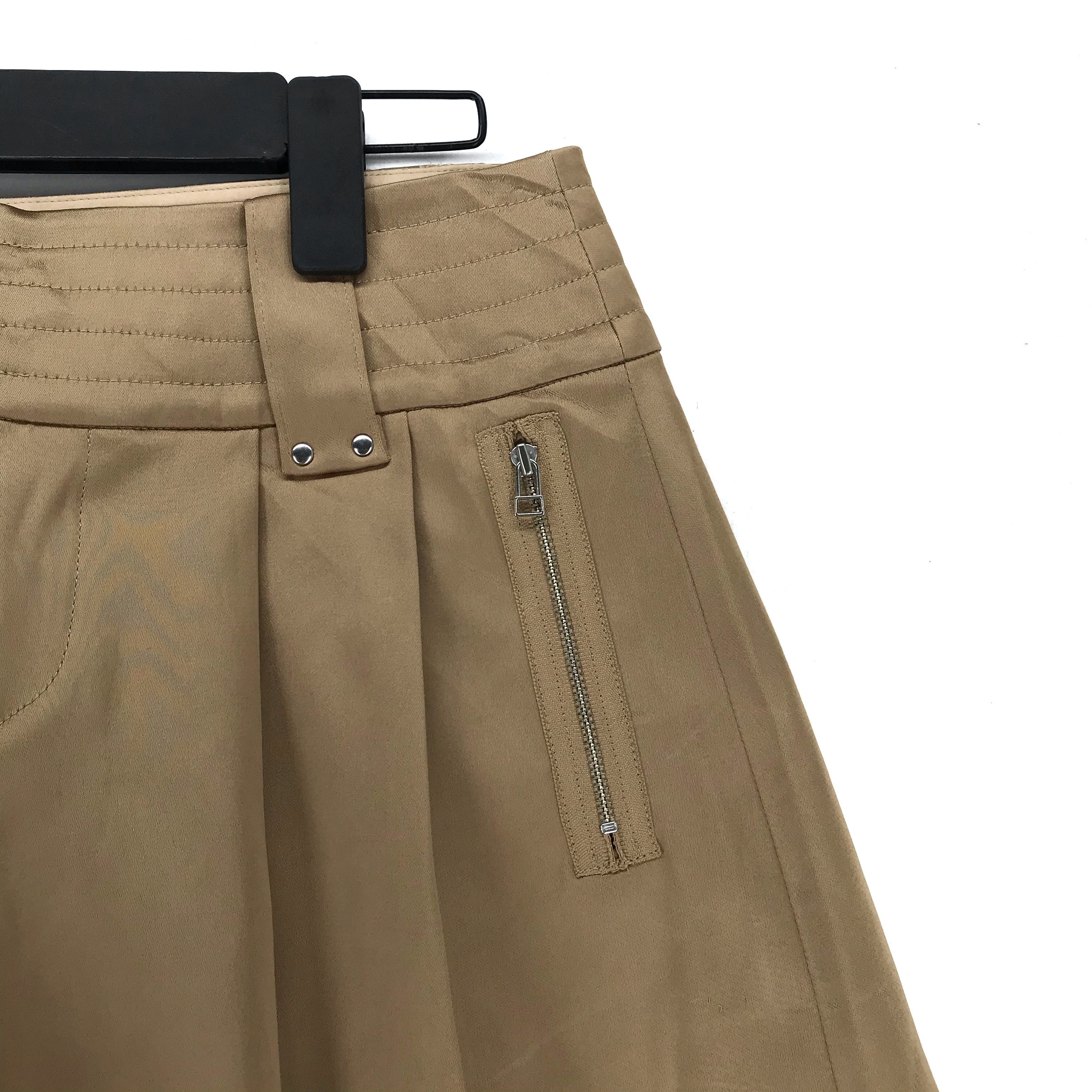 Lanvin Lanvin en Bleu Nice Design Golden Brown Shorts #2264-89 Size 27" / US 4 / IT 40 - 4 Thumbnail