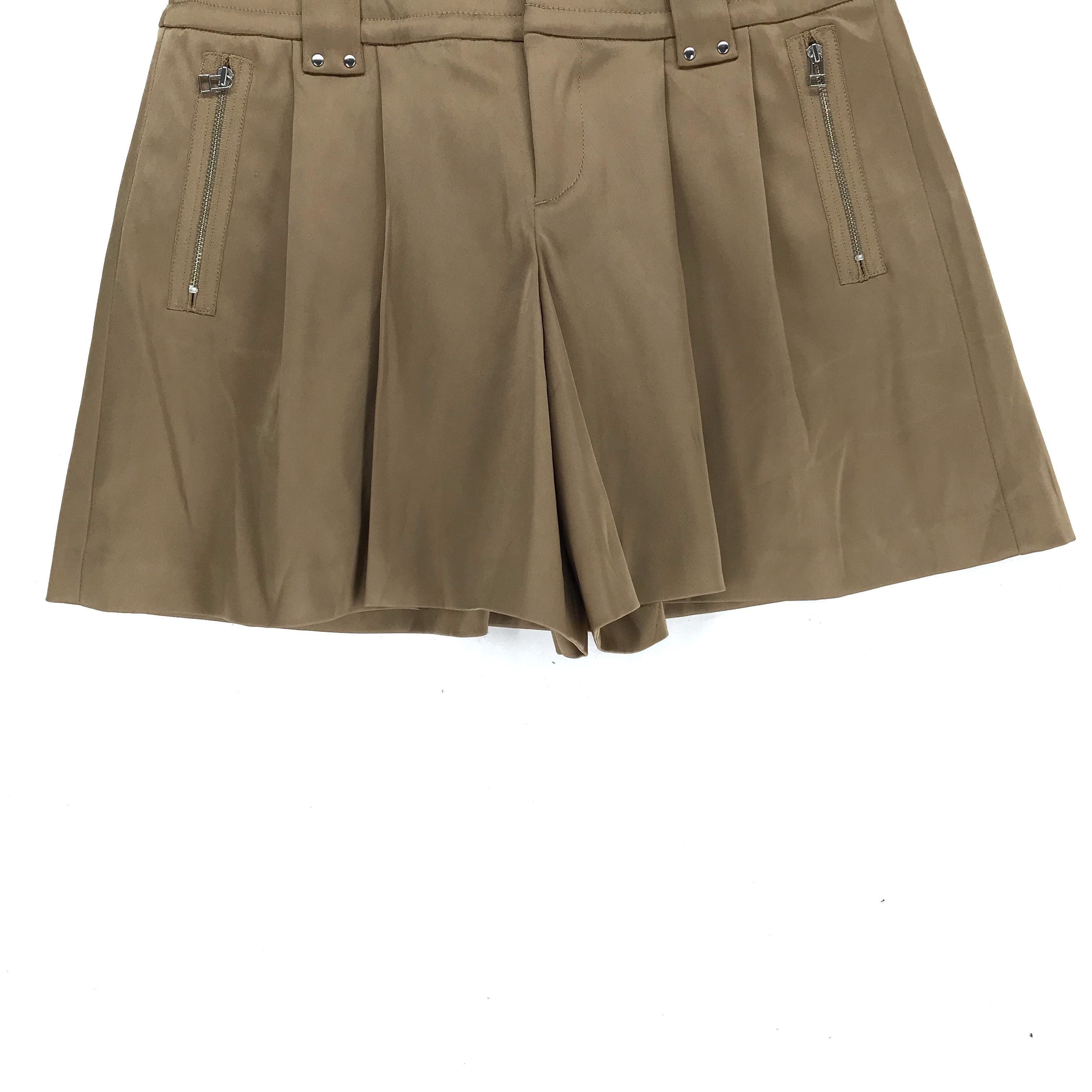 Lanvin Lanvin en Bleu Nice Design Golden Brown Shorts #2264-89 Size 27" / US 4 / IT 40 - 3 Thumbnail
