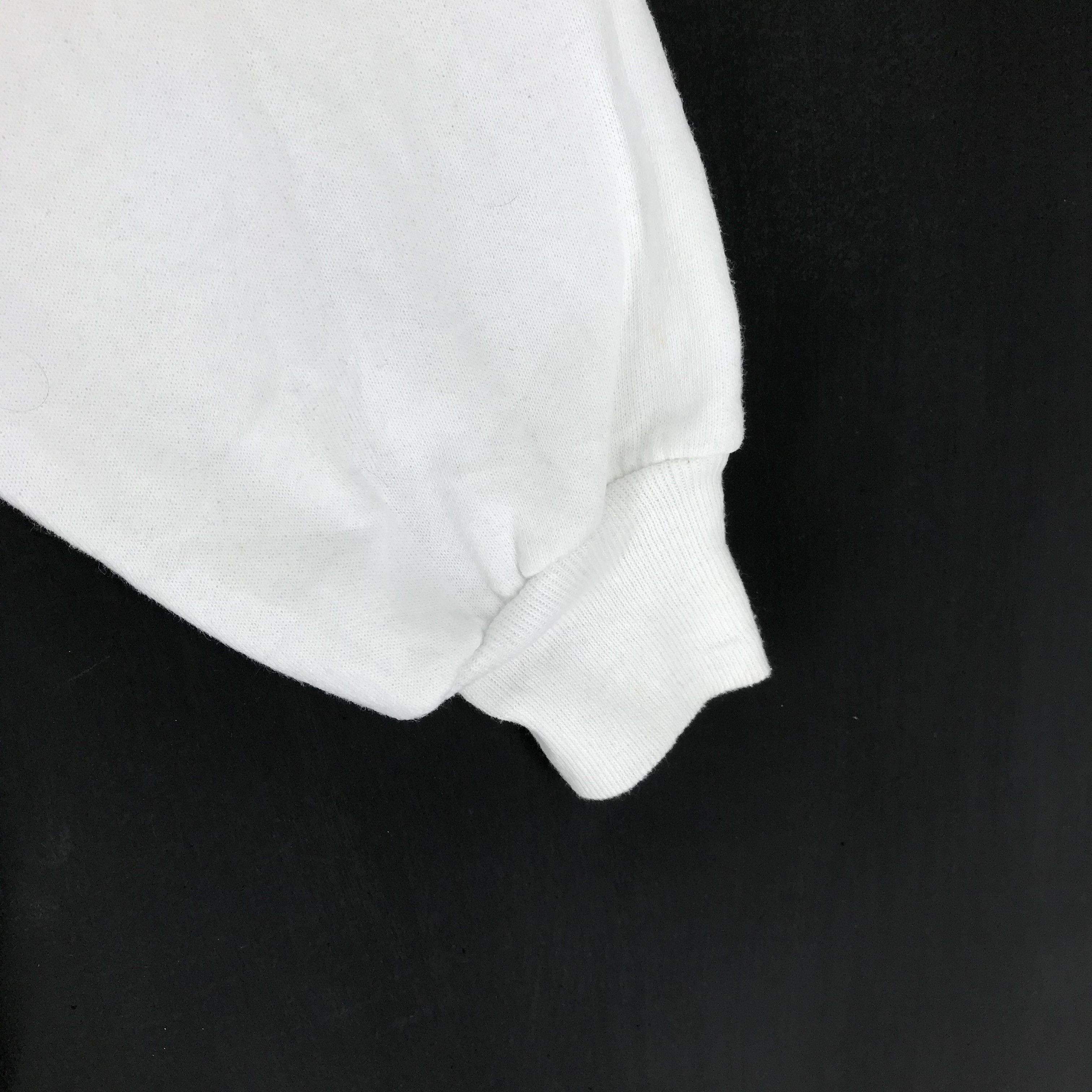 Jerzees Vintage JERZEES 50/50 Plain White Sweatshirt #2255-89 Size US L / EU 52-54 / 3 - 4 Thumbnail