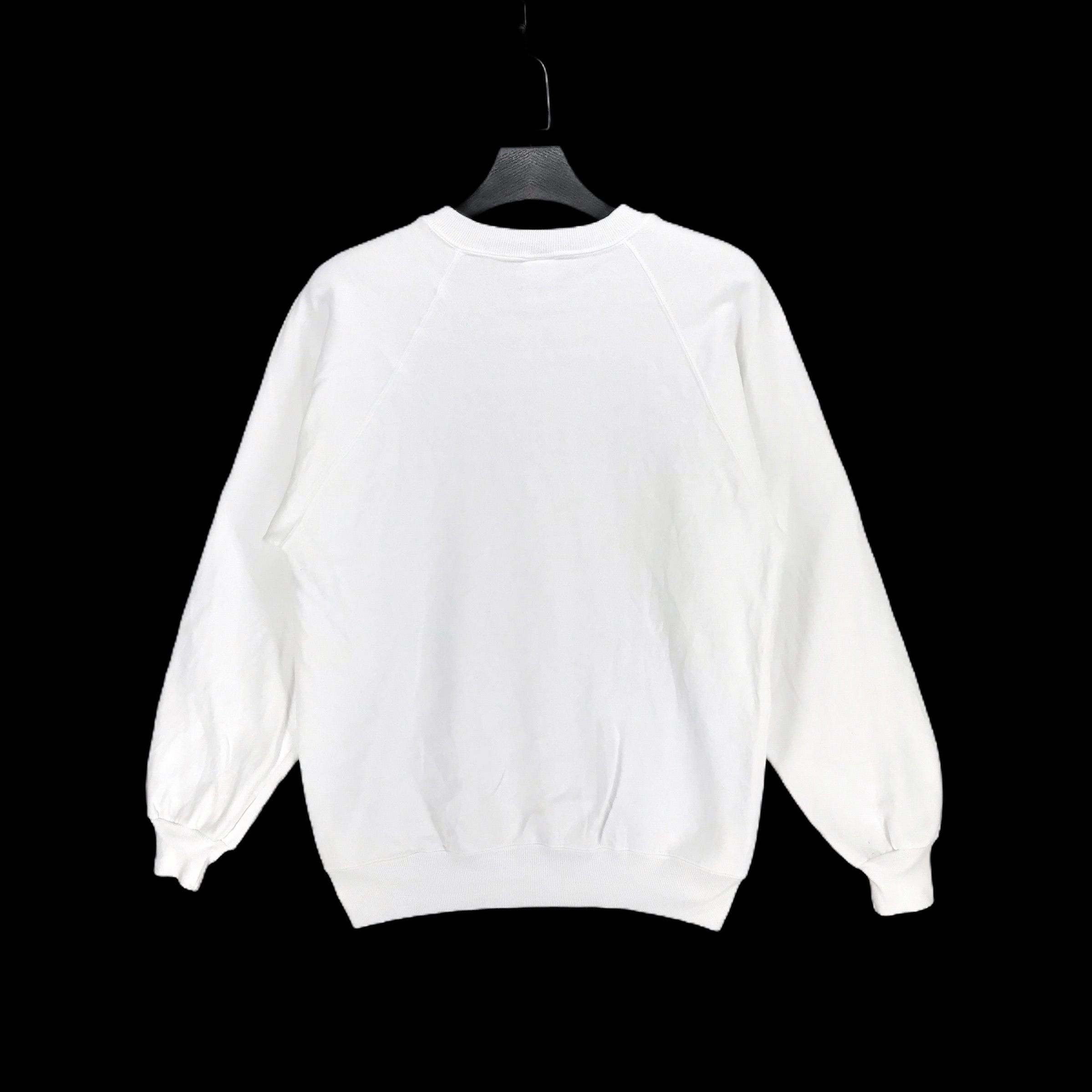 Jerzees Vintage JERZEES 50/50 Plain White Sweatshirt #2255-89 Size US L / EU 52-54 / 3 - 7 Thumbnail
