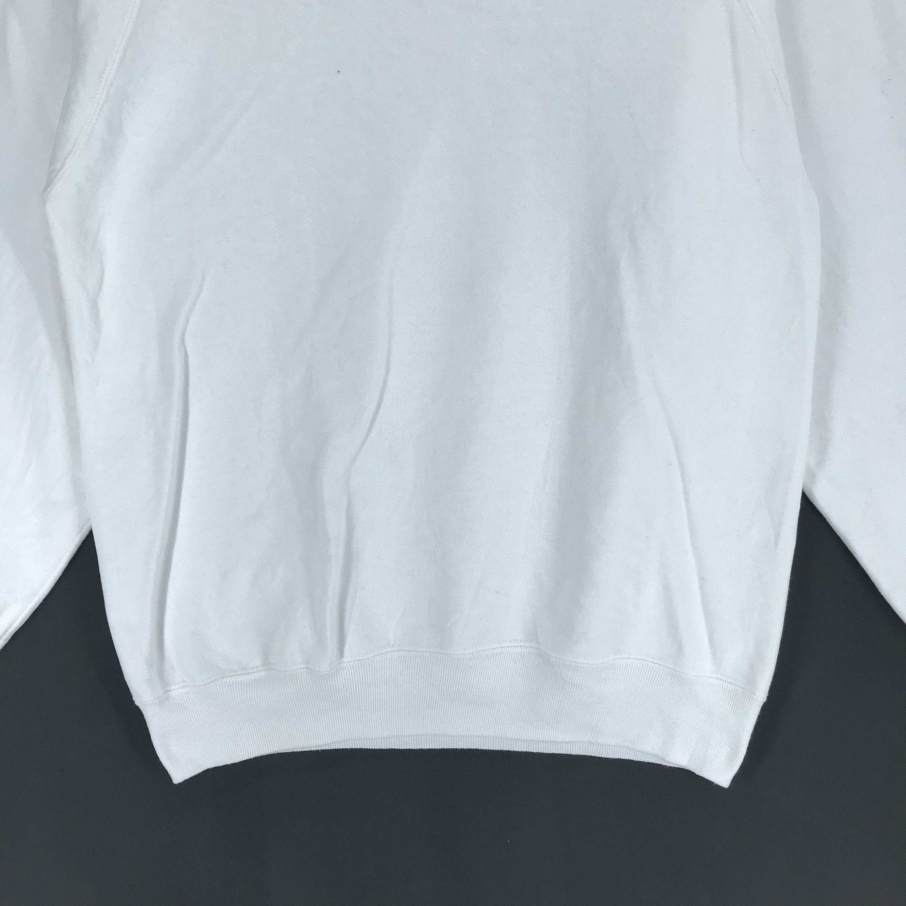 Jerzees Vintage JERZEES 50/50 Plain White Sweatshirt #2255-89 Size US L / EU 52-54 / 3 - 3 Thumbnail