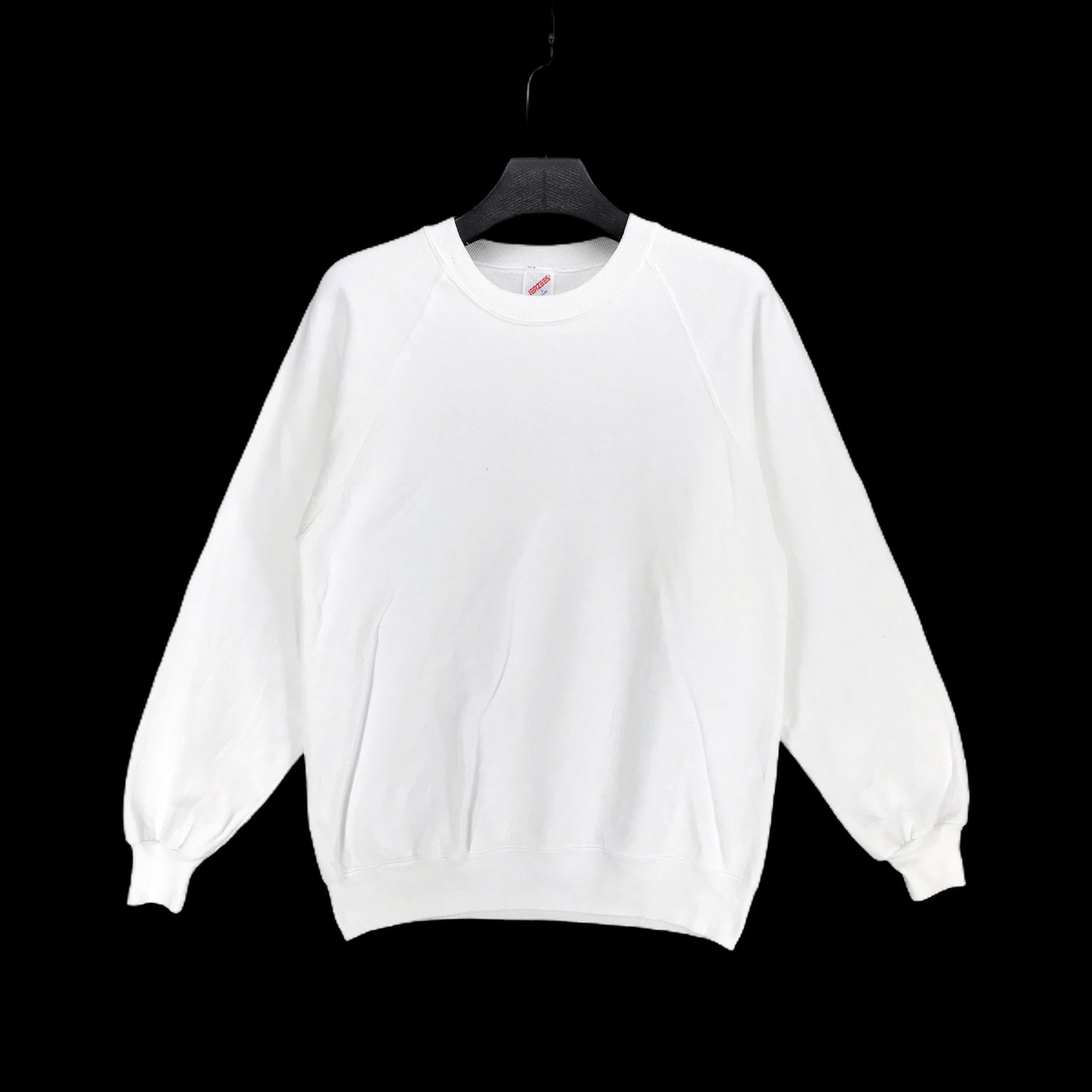 Jerzees Vintage JERZEES 50/50 Plain White Sweatshirt #2255-89 Size US L / EU 52-54 / 3 - 1 Thumbnail