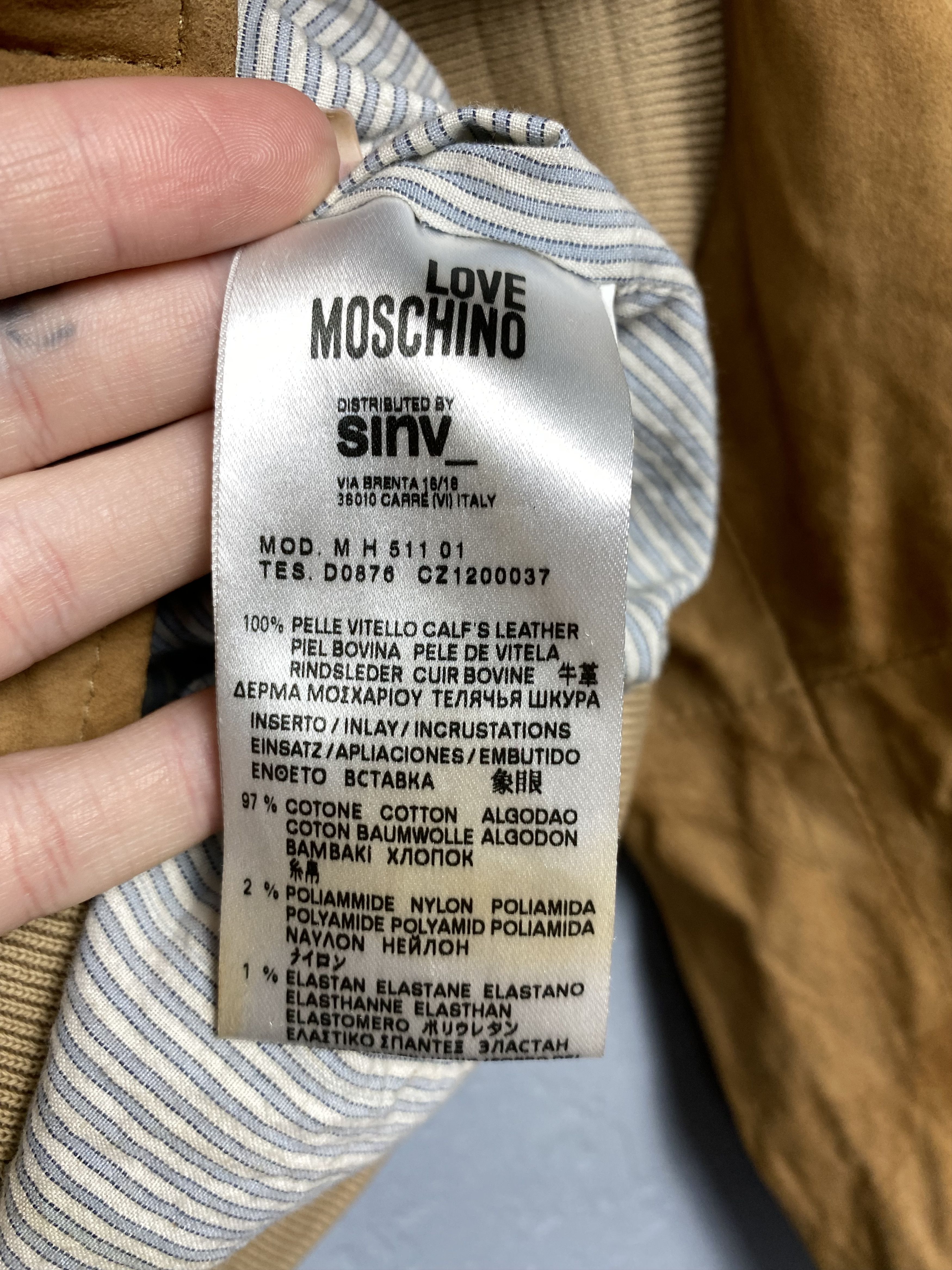 Moschino Love Moschino Vintage Suede Leather Jacket Size US M / EU 48-50 / 2 - 7 Thumbnail