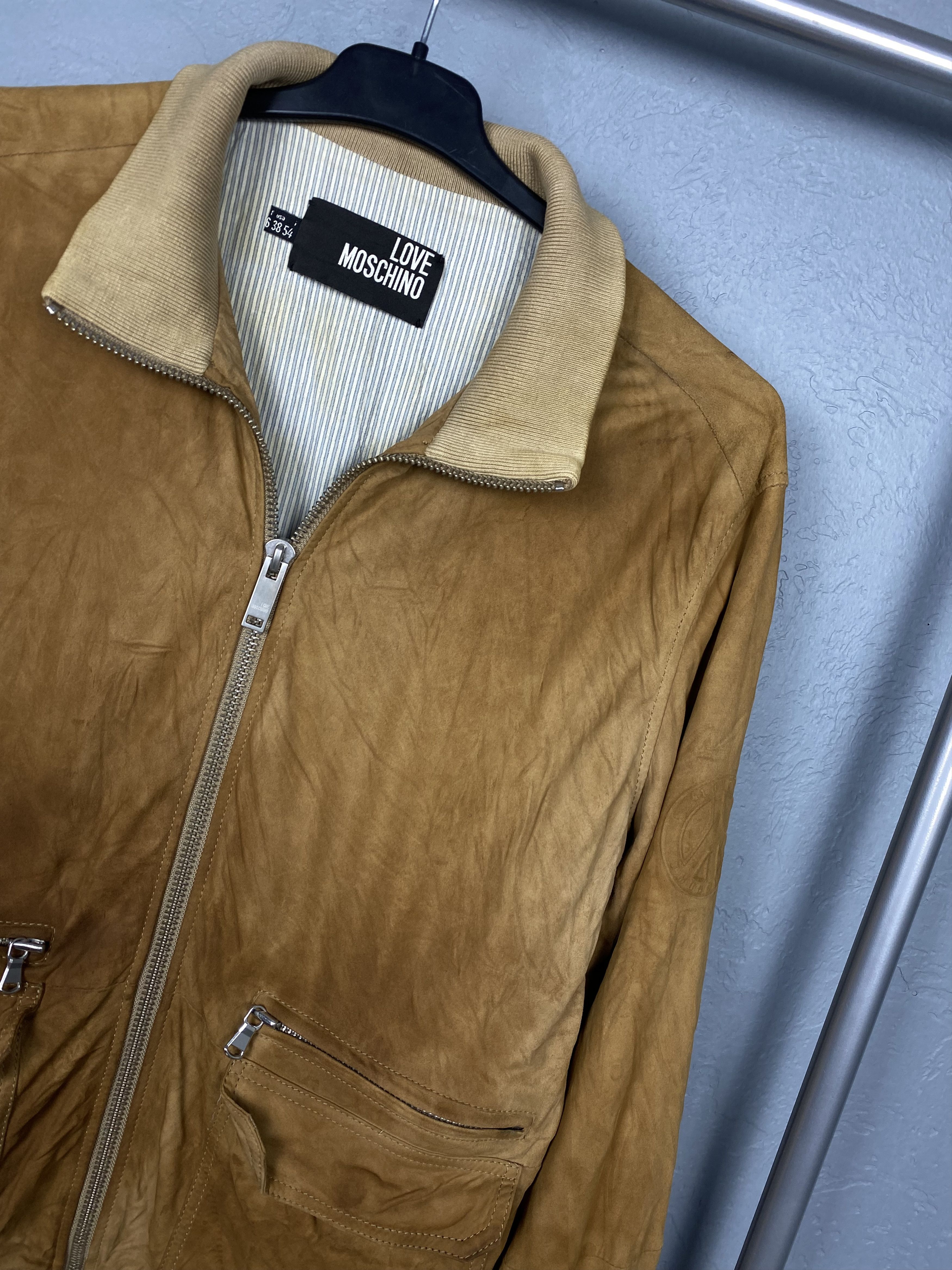 Moschino Love Moschino Vintage Suede Leather Jacket Size US M / EU 48-50 / 2 - 2 Thumbnail