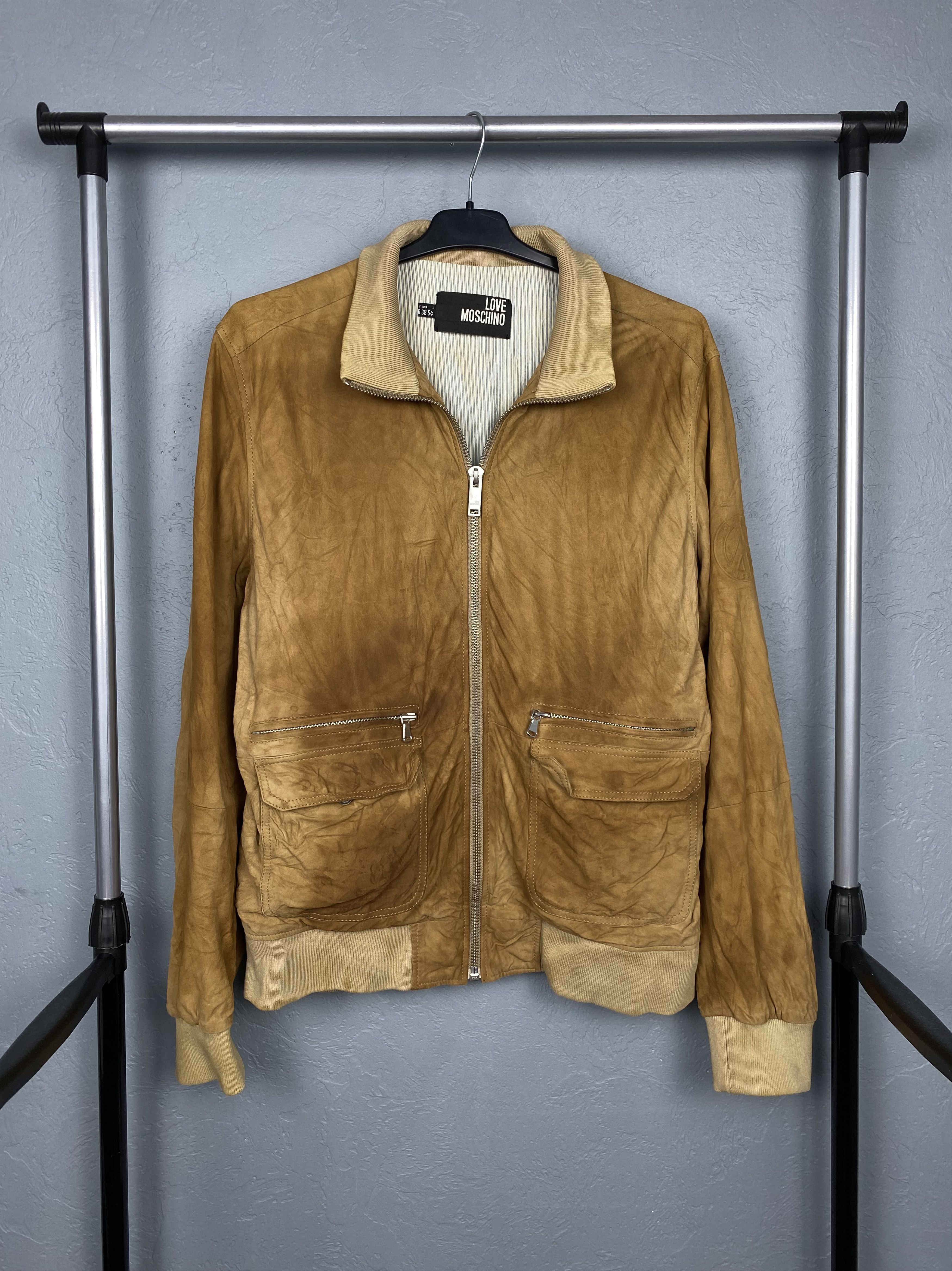 Moschino Love Moschino Vintage Suede Leather Jacket Size US M / EU 48-50 / 2 - 1 Thumbnail