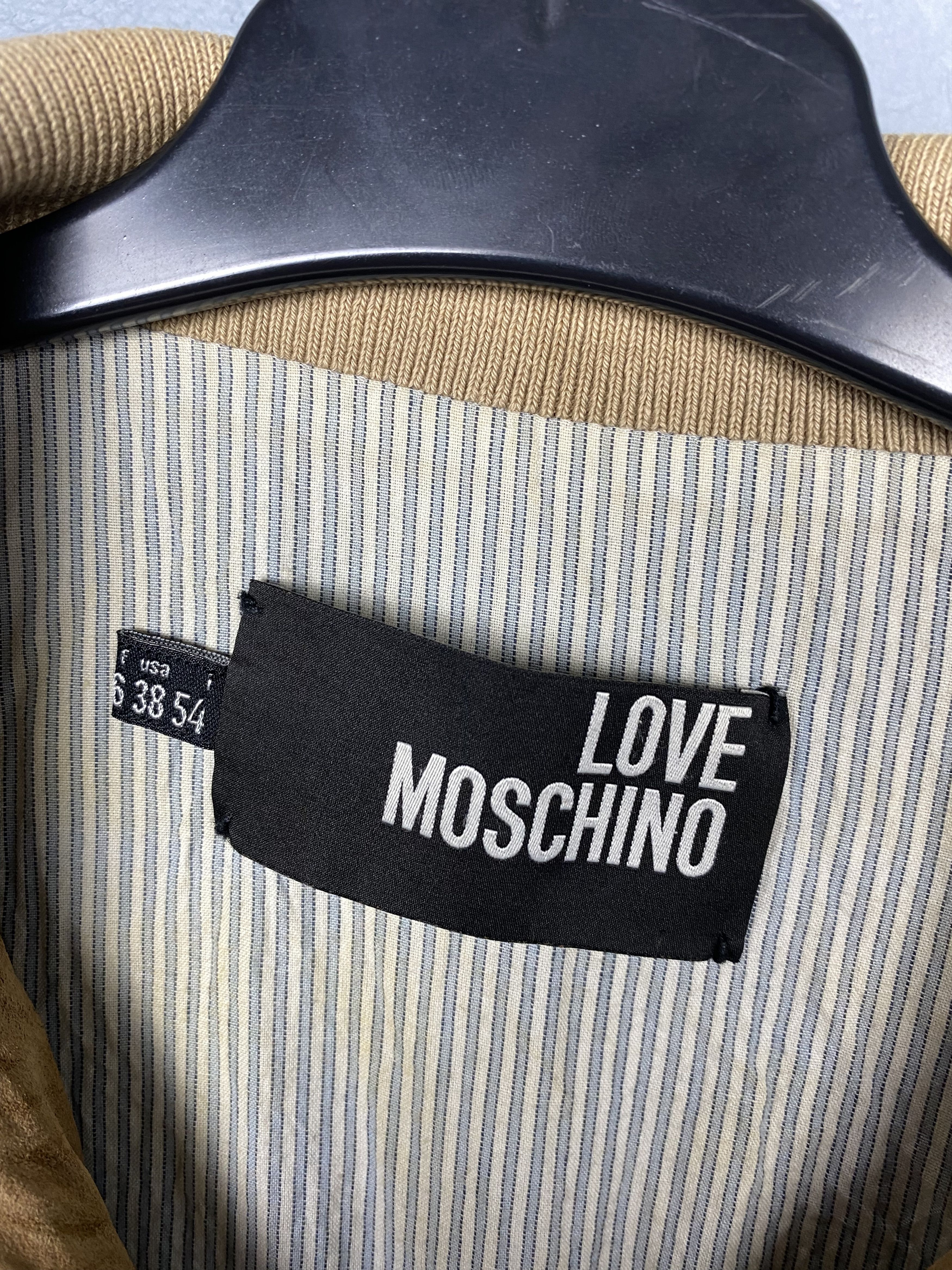 Moschino Love Moschino Vintage Suede Leather Jacket Size US M / EU 48-50 / 2 - 4 Thumbnail