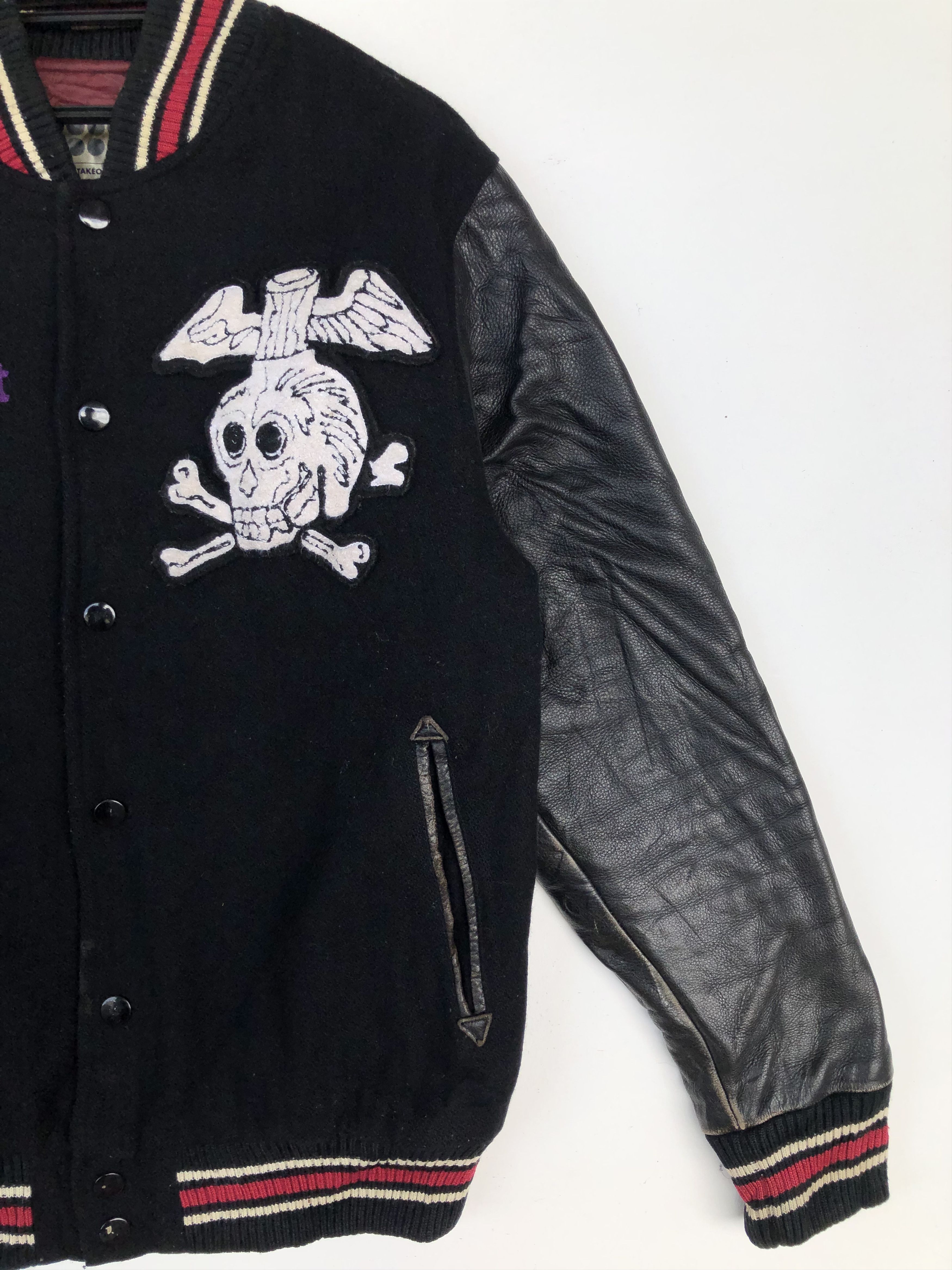 Takeo Kikuchi RARE🔥80’S WWII BOMB WING ATTACK SQUADRON VARSITY JACKET Size US M / EU 48-50 / 2 - 7 Thumbnail