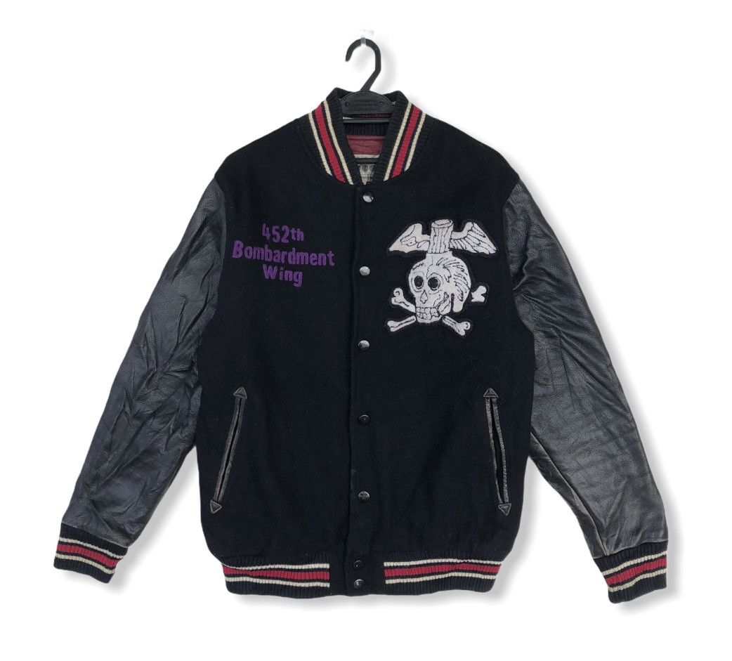 Takeo Kikuchi RARE🔥80’S WWII BOMB WING ATTACK SQUADRON VARSITY JACKET Size US M / EU 48-50 / 2 - 2 Thumbnail