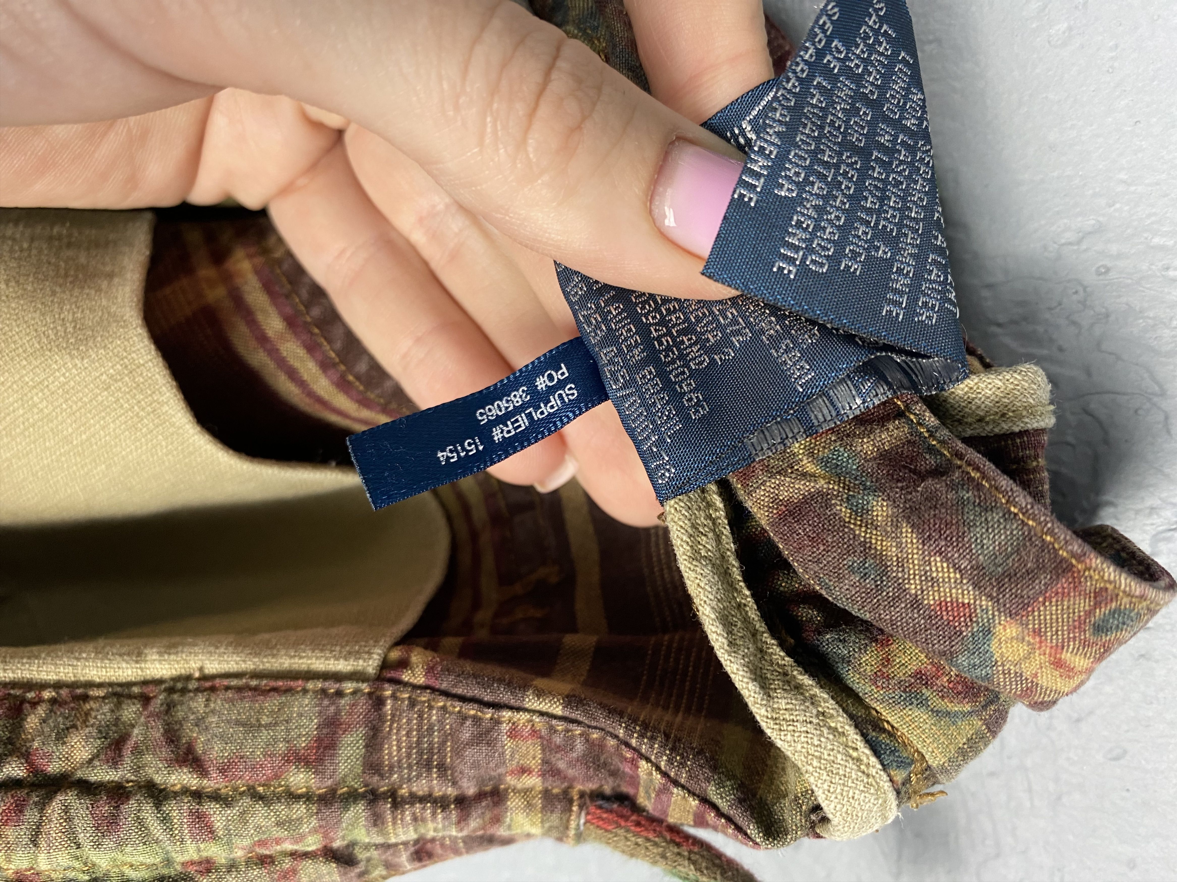 Polo Ralph Lauren × Ralph Lauren × Vintage Polo Ralph Lauren by India Madras Mens Shorts Y2K Size US 31 - 8 Thumbnail