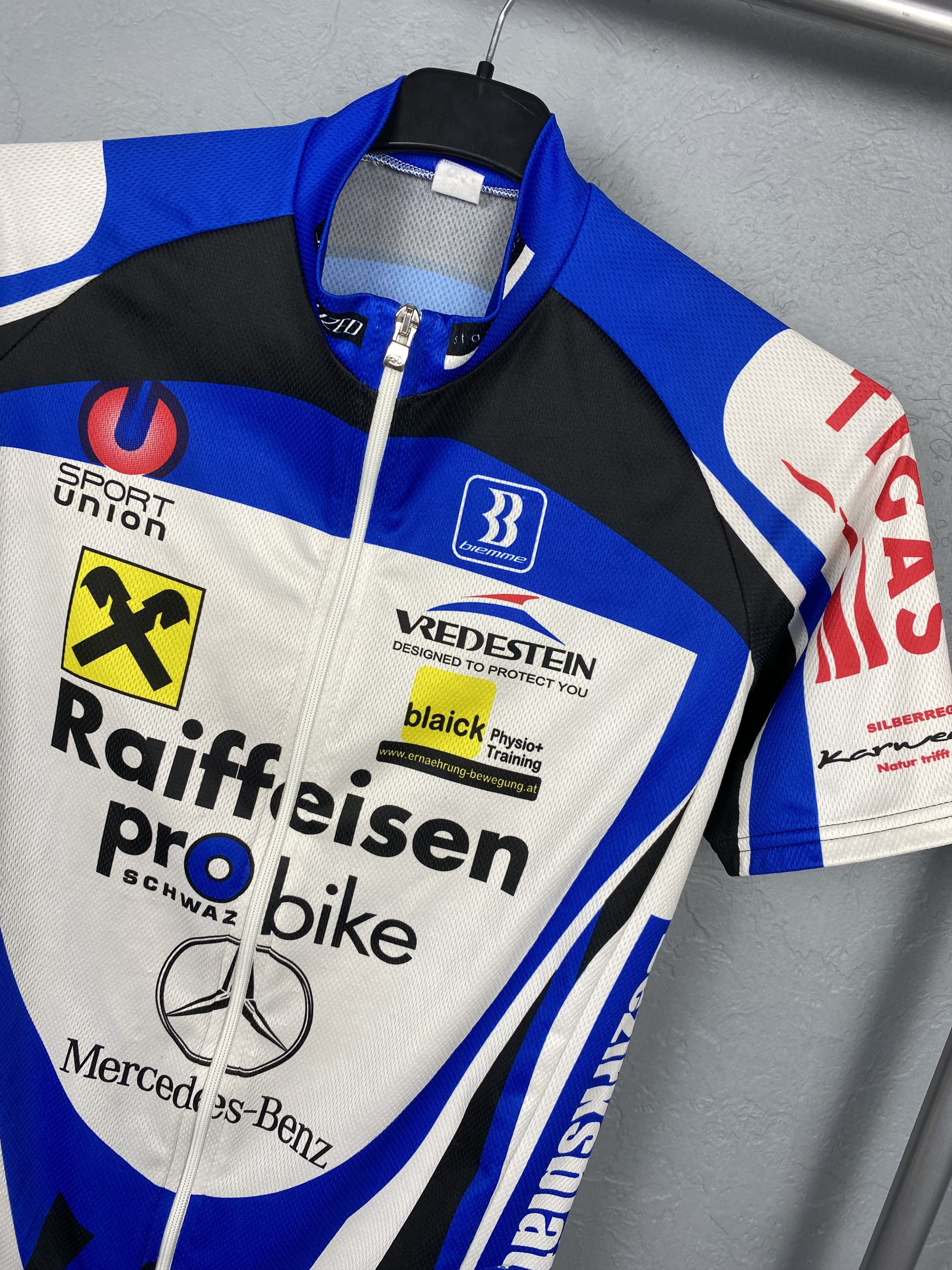 Bicycle Bicycle 90s Vintage Jersey Tee T-Shirt Mercedes Benz Size US M / EU 48-50 / 2 - 2 Thumbnail