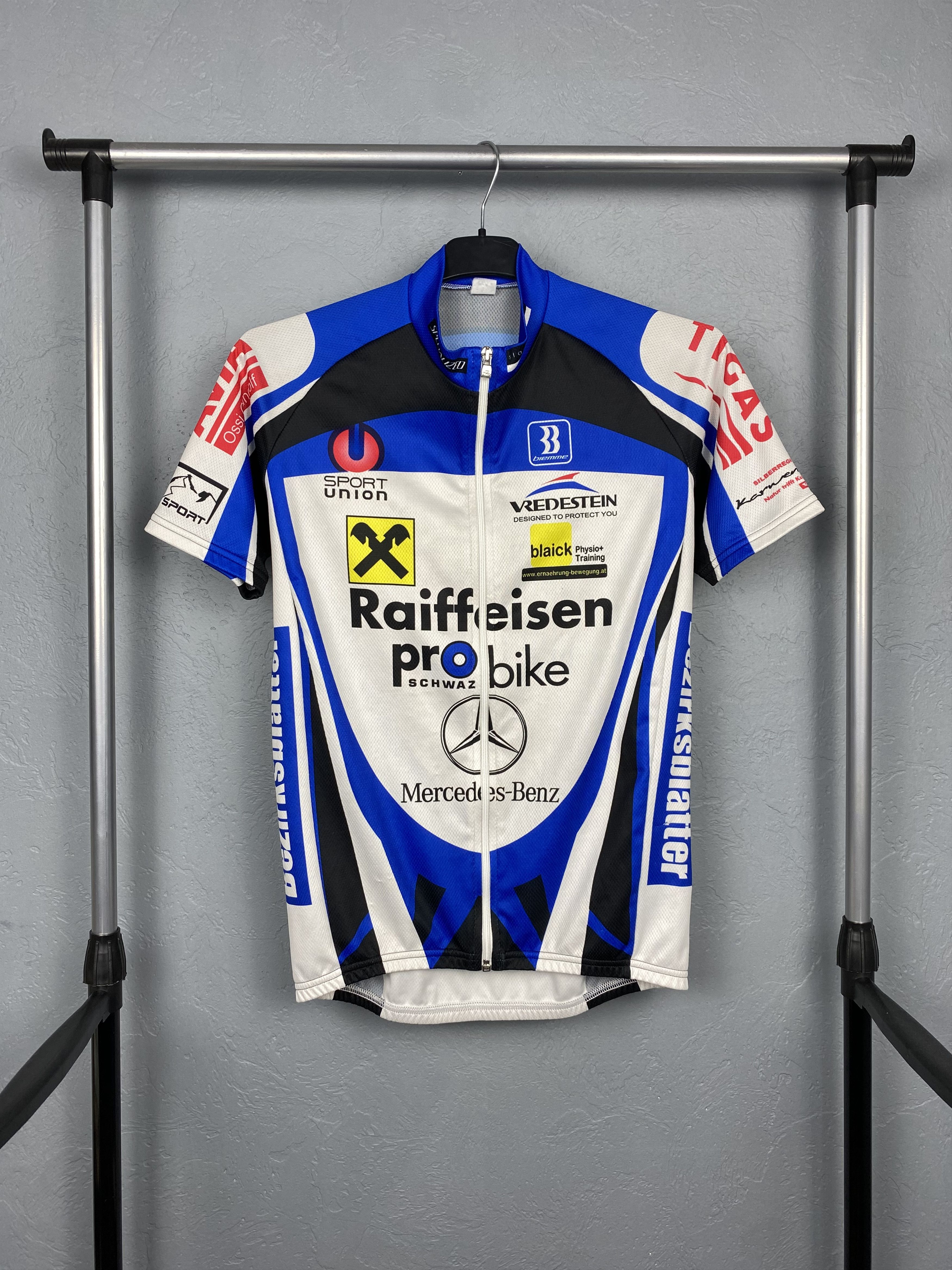 Bicycle Bicycle 90s Vintage Jersey Tee T-Shirt Mercedes Benz Size US M / EU 48-50 / 2 - 1 Thumbnail