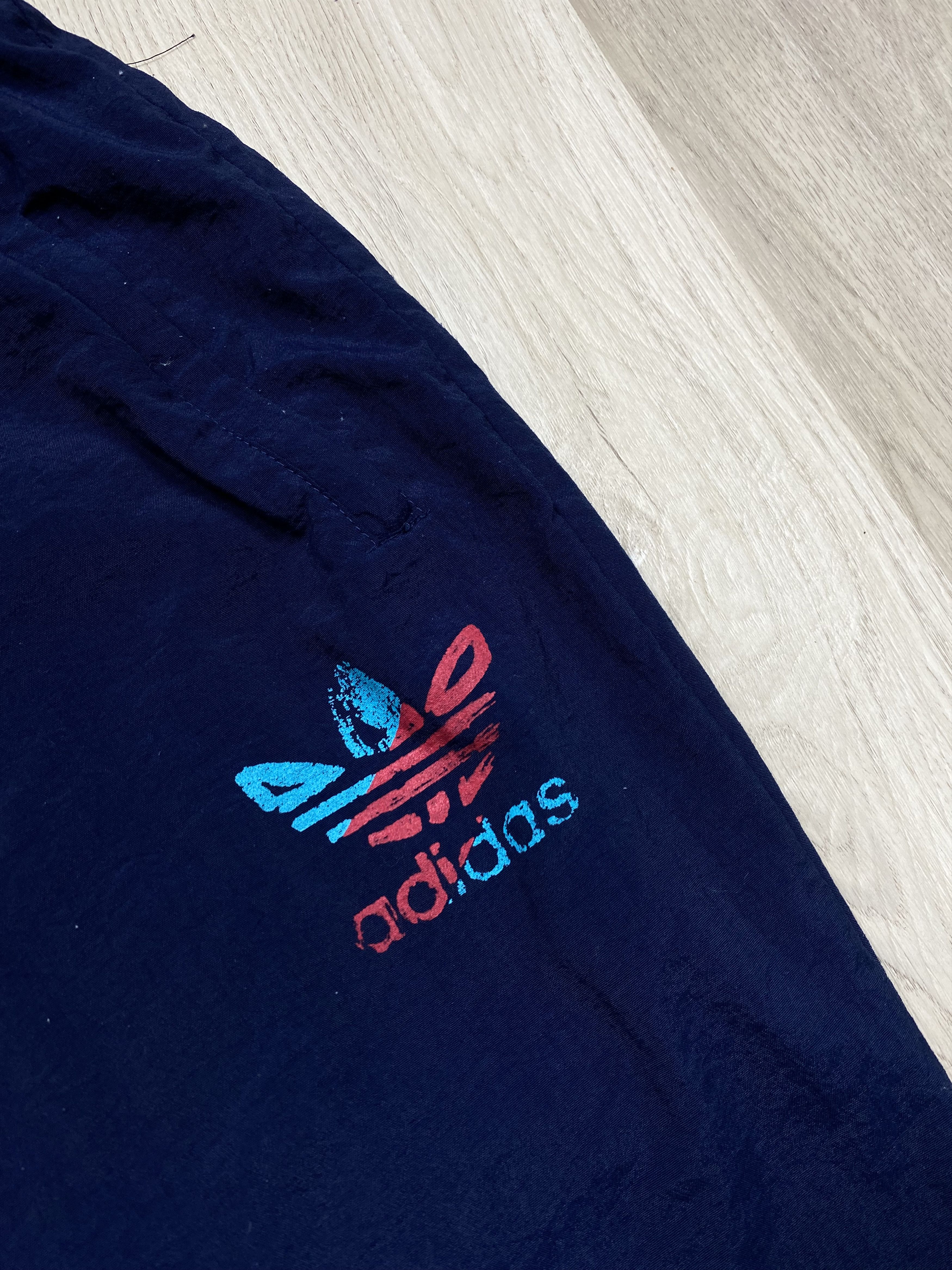 Adidas Adidas Vintage Nylon Mens Track Pants Size US 34 / EU 50 - 3 Thumbnail