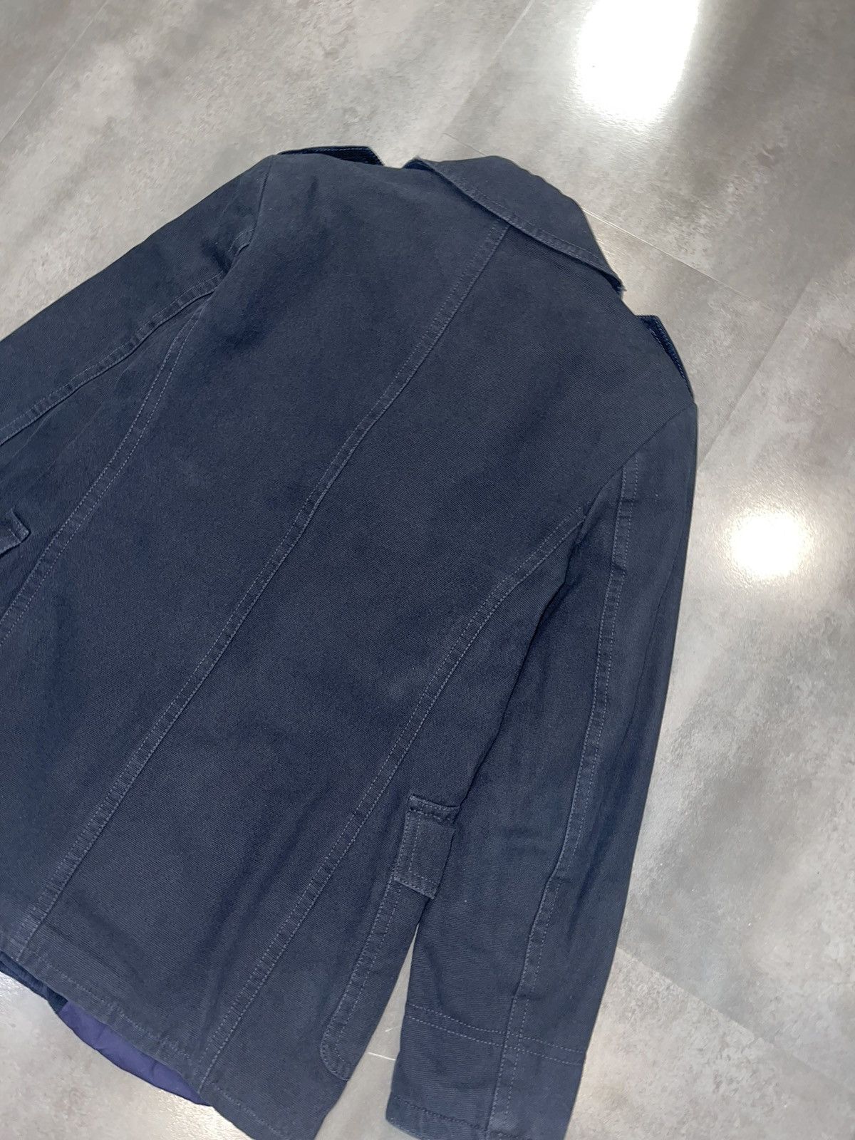 Dolce & Gabbana Archive Dolce & Gabbana "Docks" Double-Breasted Navy Coat Size US M / EU 48-50 / 2 - 11 Thumbnail