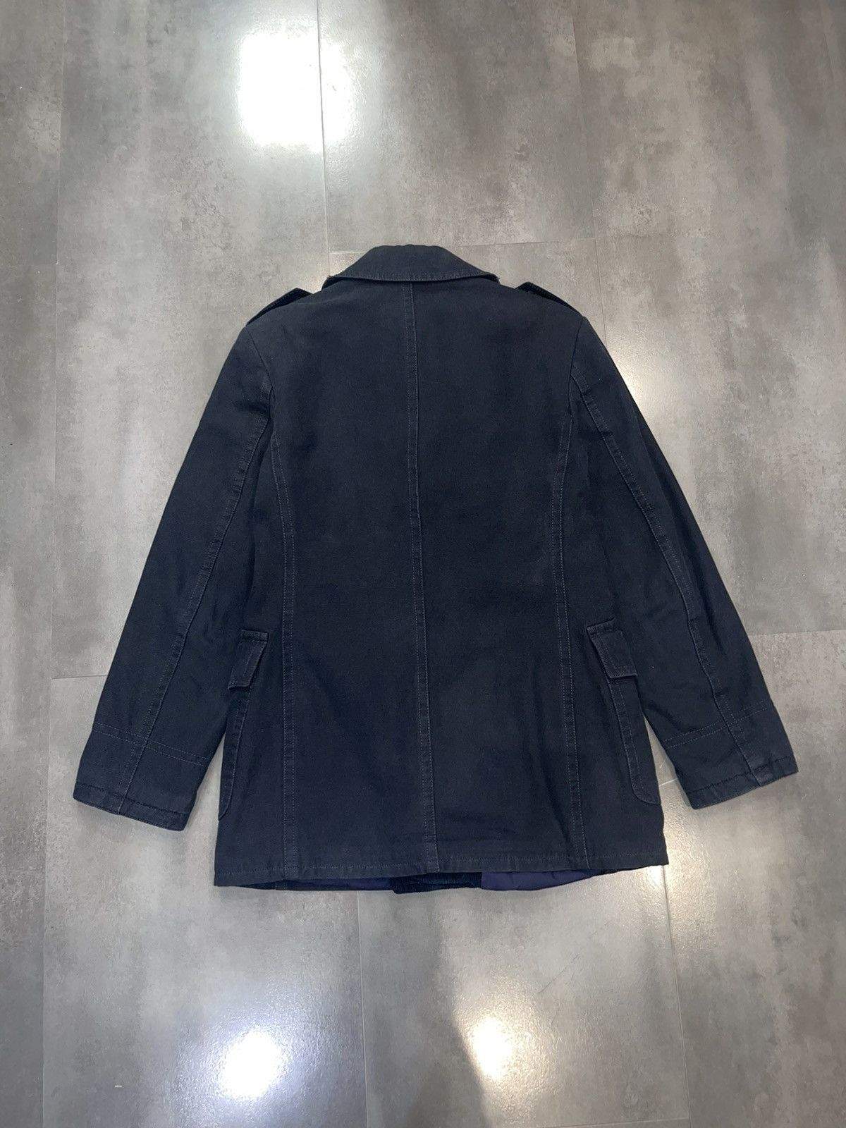 Dolce & Gabbana Archive Dolce & Gabbana "Docks" Double-Breasted Navy Coat Size US M / EU 48-50 / 2 - 8 Thumbnail