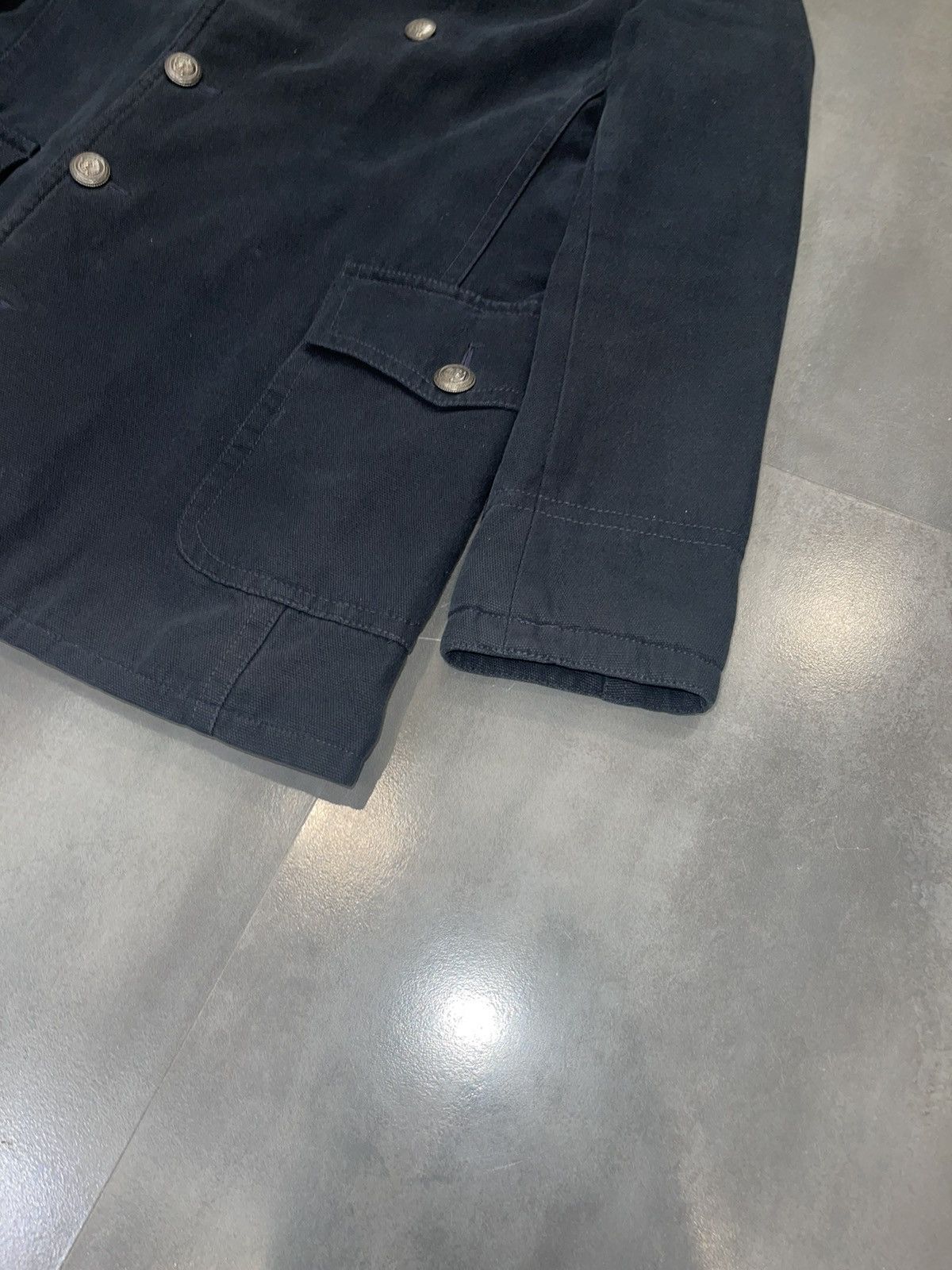Dolce & Gabbana Archive Dolce & Gabbana "Docks" Double-Breasted Navy Coat Size US M / EU 48-50 / 2 - 3 Thumbnail