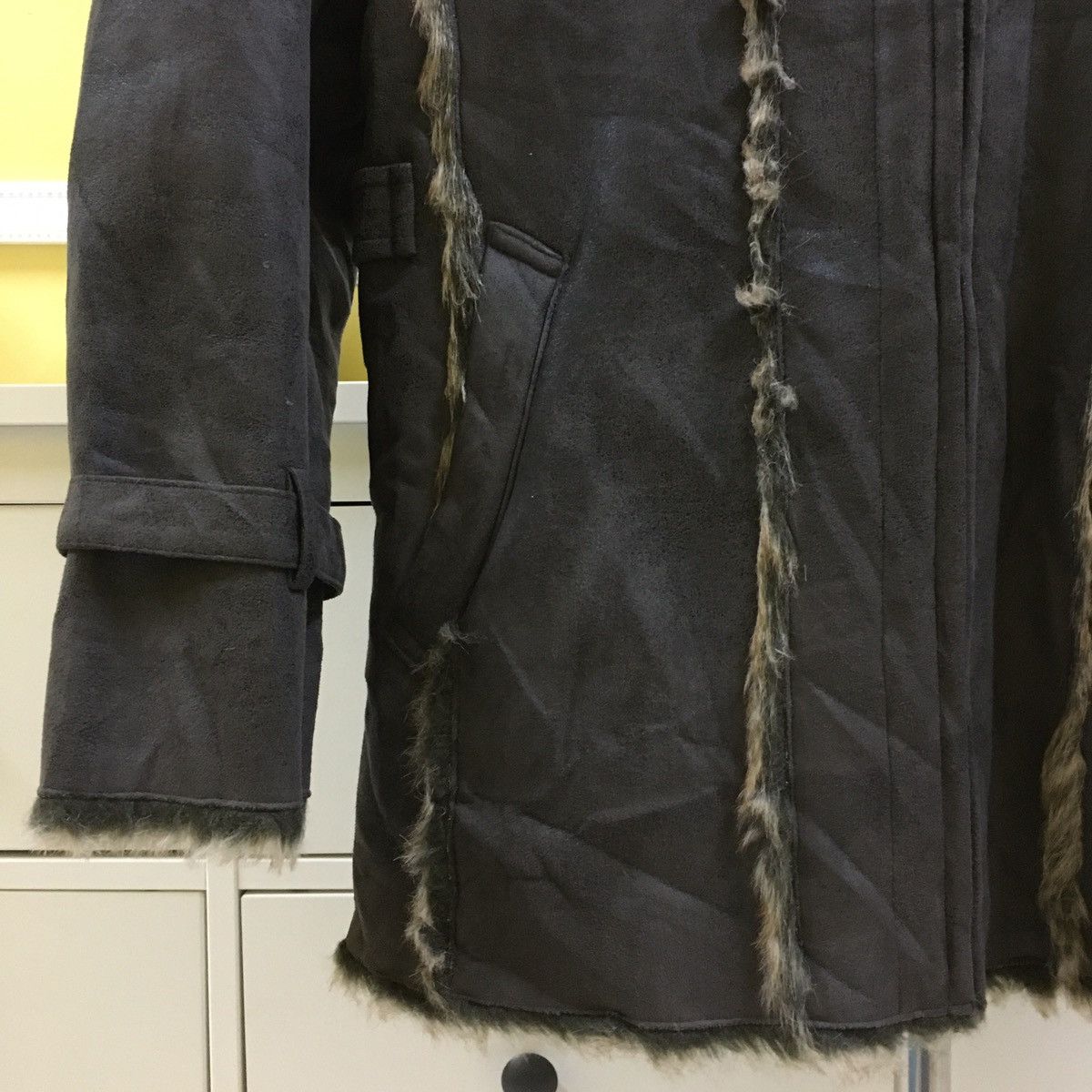 If Six Was Nine Christian Orani Sherpa Suede Jacket Size US M / EU 48-50 / 2 - 4 Thumbnail
