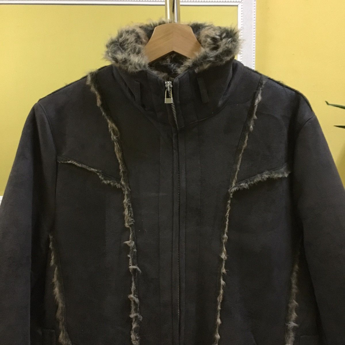 If Six Was Nine Christian Orani Sherpa Suede Jacket Size US M / EU 48-50 / 2 - 5 Thumbnail