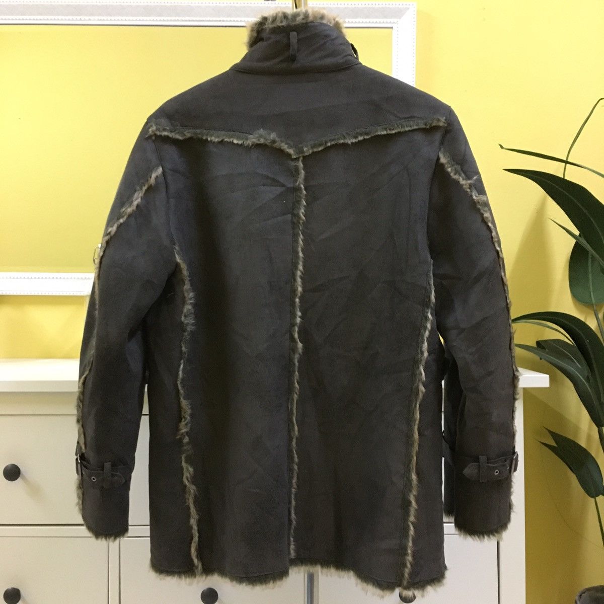 If Six Was Nine Christian Orani Sherpa Suede Jacket Size US M / EU 48-50 / 2 - 2 Thumbnail