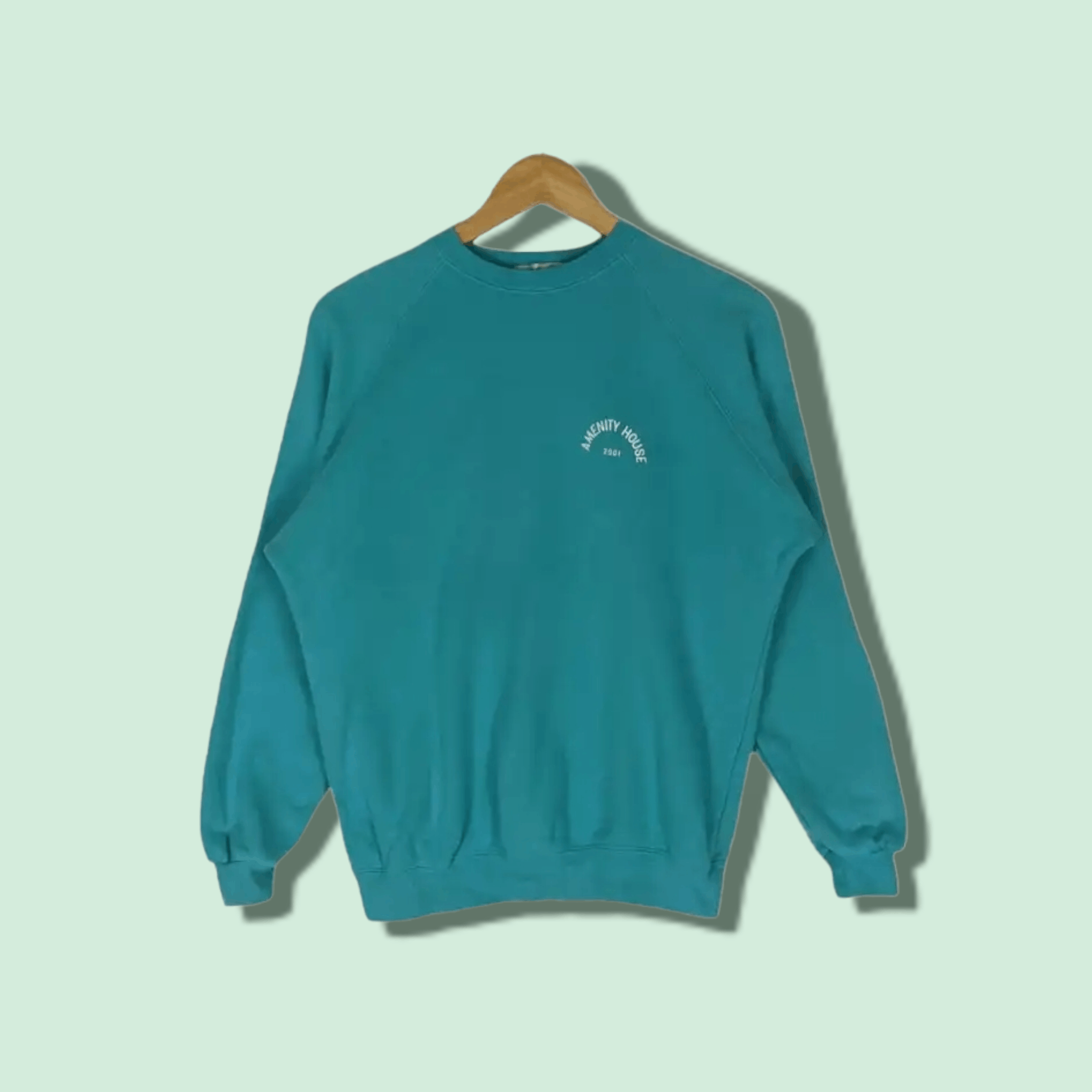 Japanese Brand Japan AMENITY HOUSE 2001 Crewneck Jumper Sweatshirt Size US XS / EU 42 / 0 - 1 Thumbnail