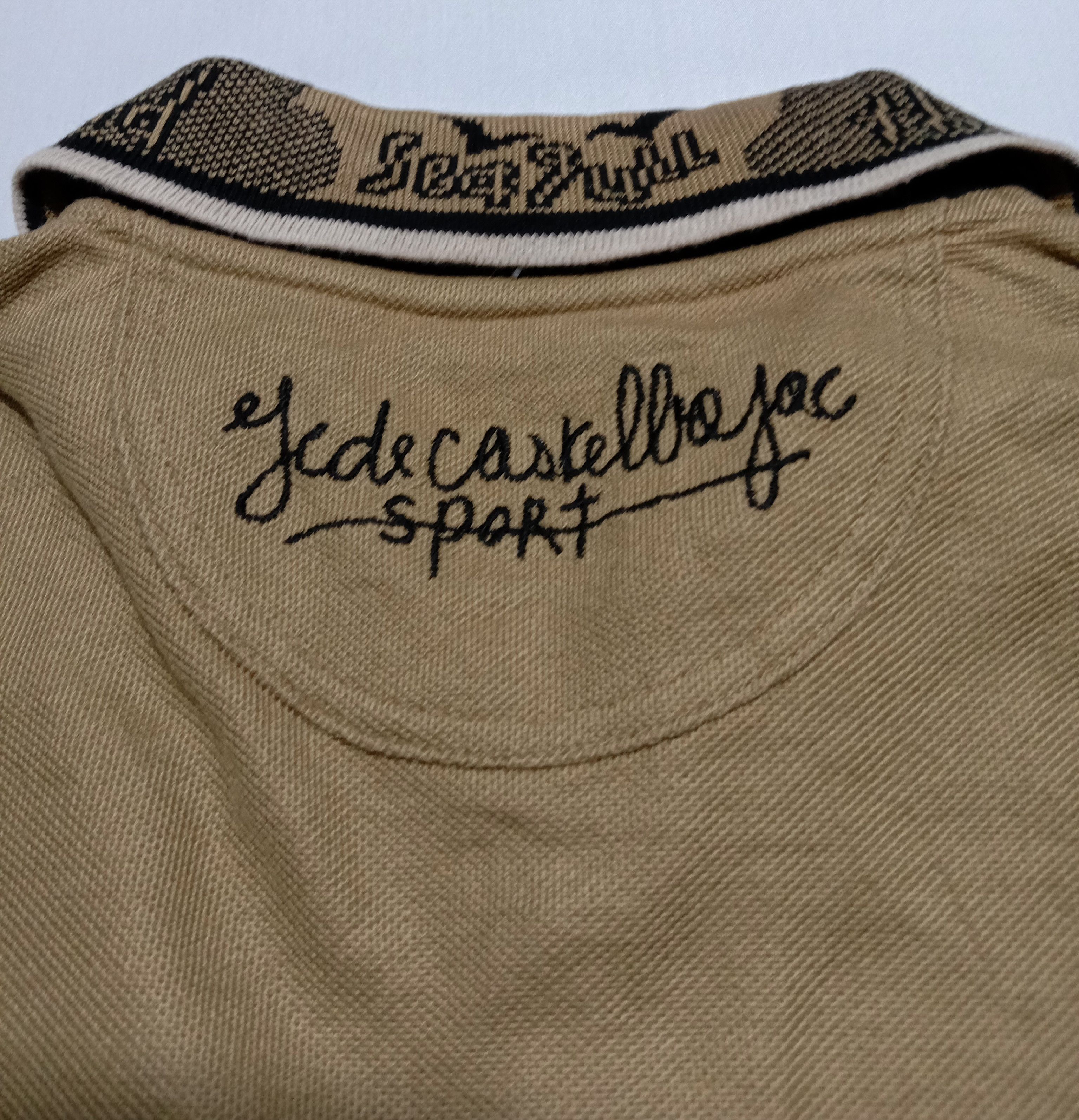 Jean Charles De Castelbajac Jeans Charles De Castelbajac Embroidery Art Polo Tee Size US M / EU 48-50 / 2 - 5 Thumbnail