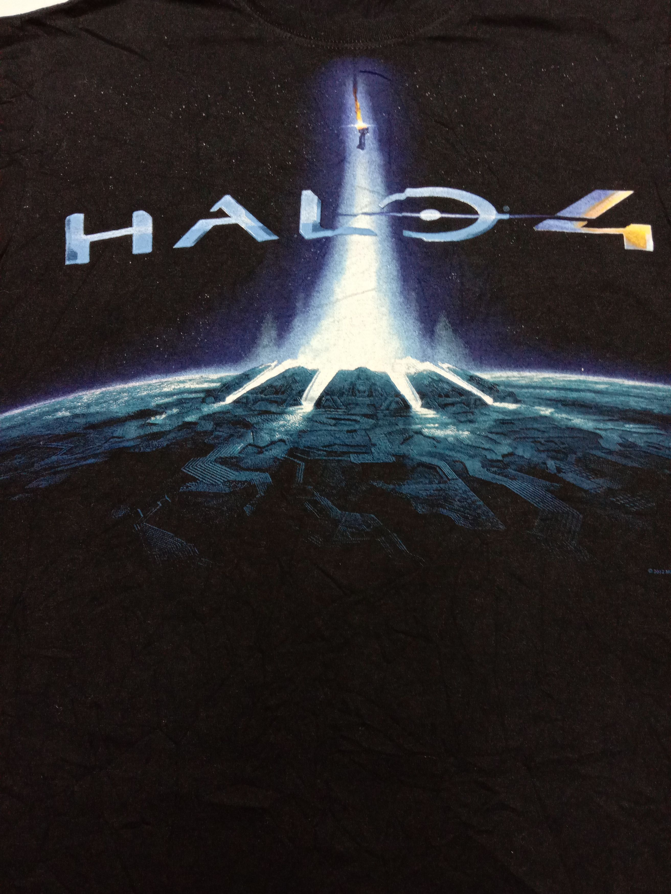 Halo Halo 4 By Microsoft Corp Video Games Tee Jerzees Size US M / EU 48-50 / 2 - 2 Thumbnail