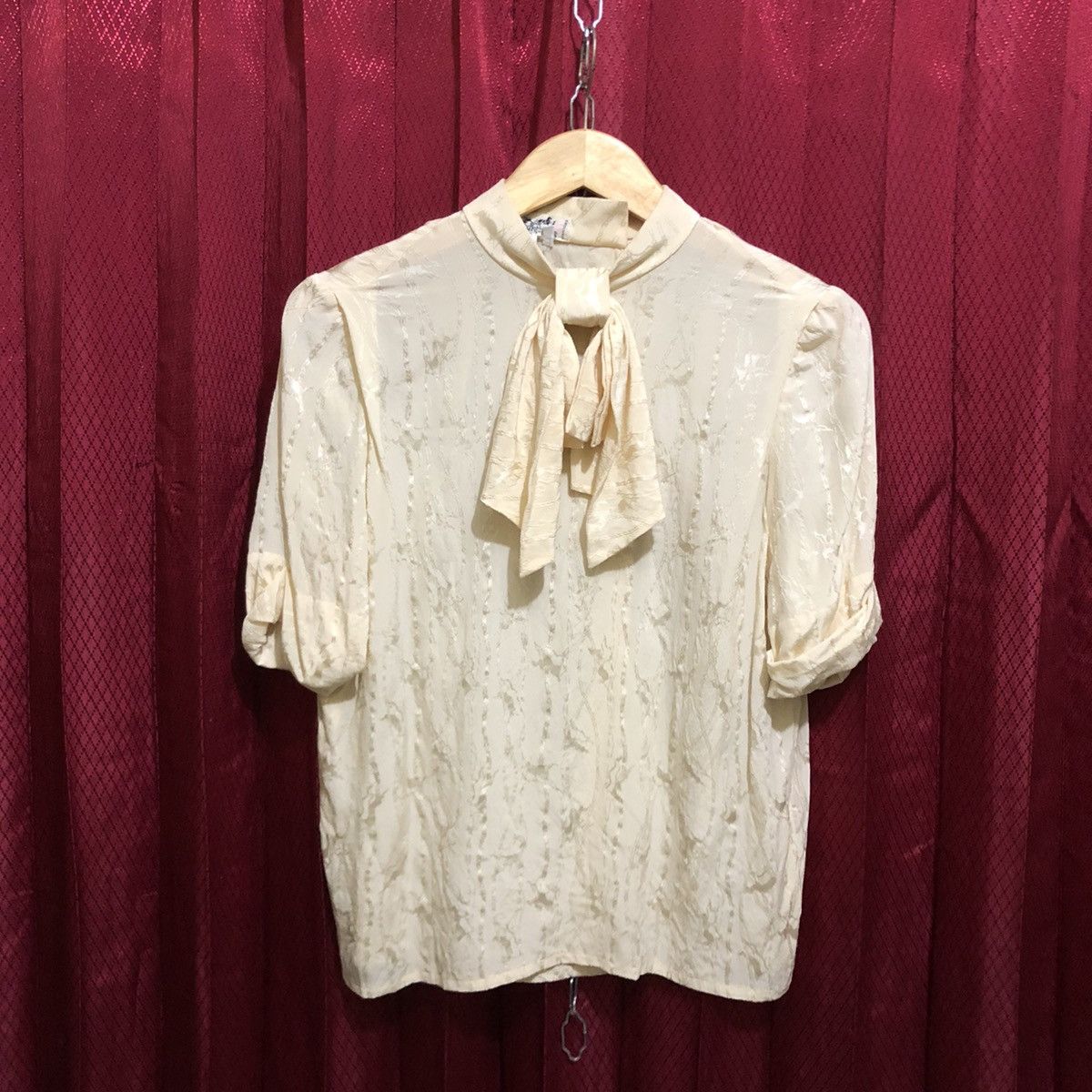 Vintage Hermes Exclusif Top Blouse 100% Silk