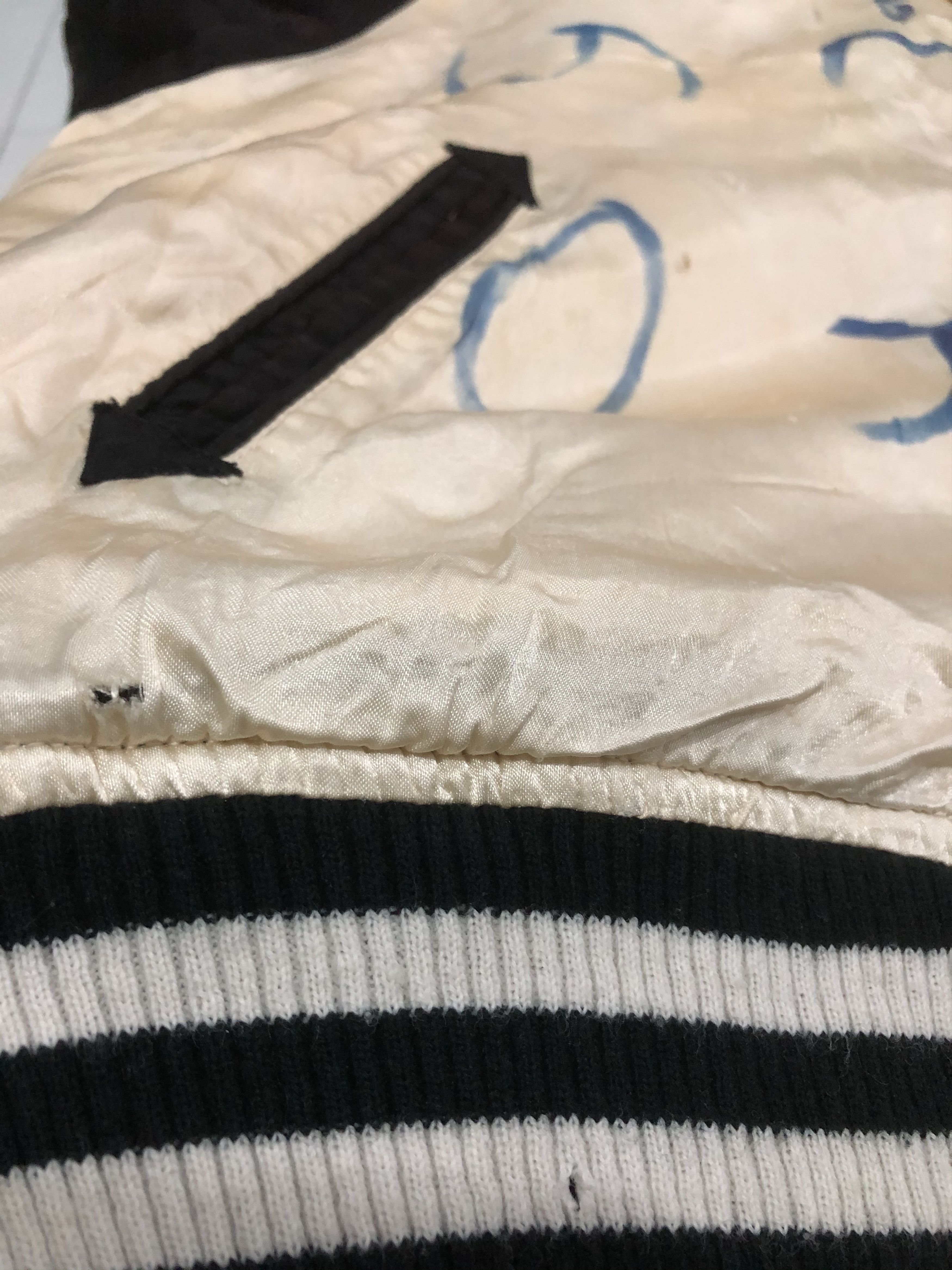 Hysteric Glamour Very Rare Vintage Distressed Hysteric Glamour Nobu Varsity Size US L / EU 52-54 / 3 - 13 Thumbnail