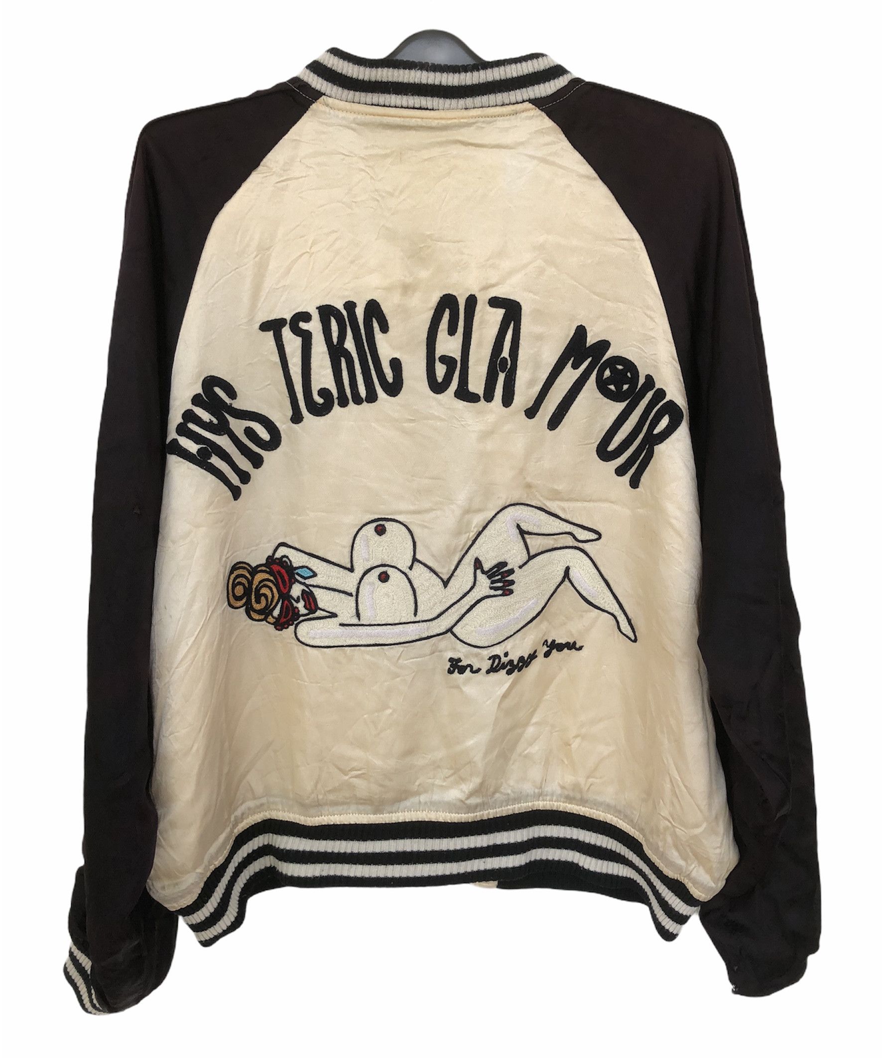 Hysteric Glamour Very Rare Vintage Distressed Hysteric Glamour Nobu Varsity Size US L / EU 52-54 / 3 - 1 Thumbnail