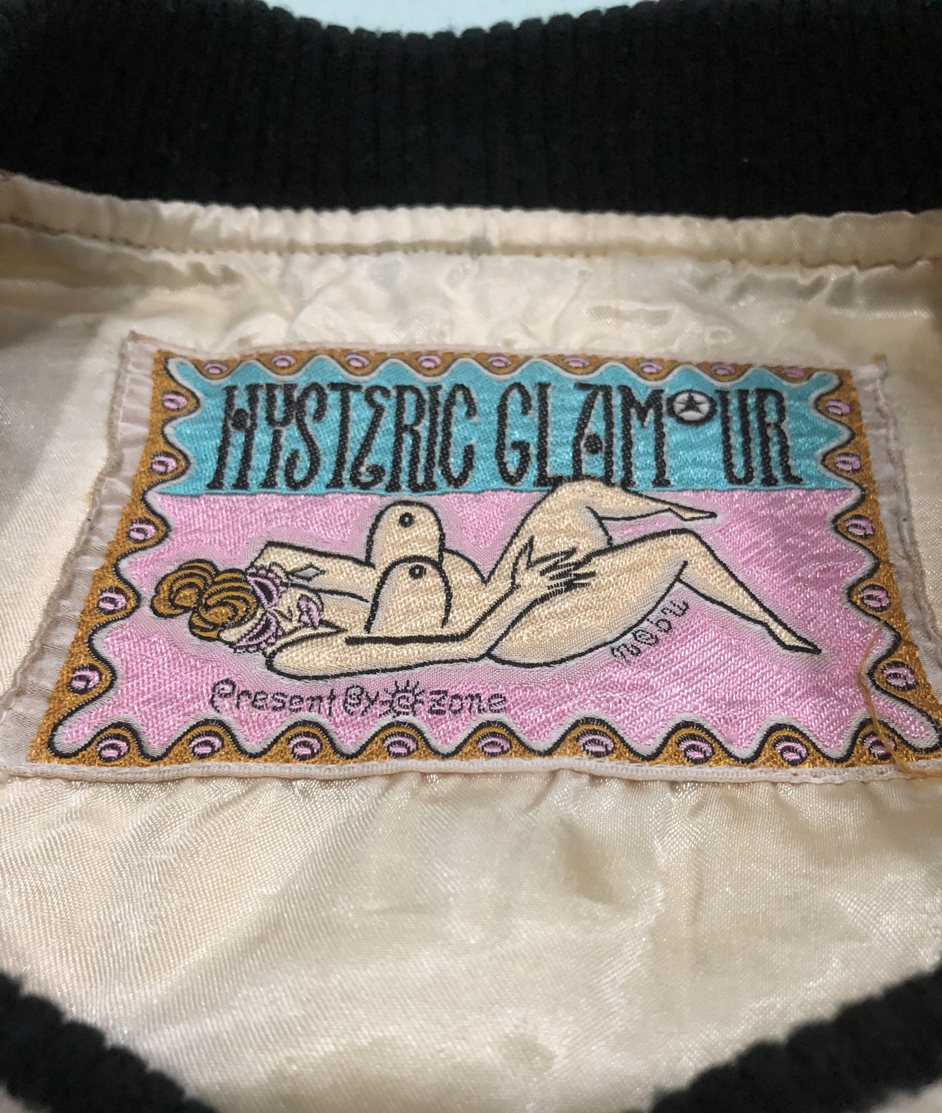 Hysteric Glamour Very Rare Vintage Distressed Hysteric Glamour Nobu Varsity Size US L / EU 52-54 / 3 - 6 Thumbnail