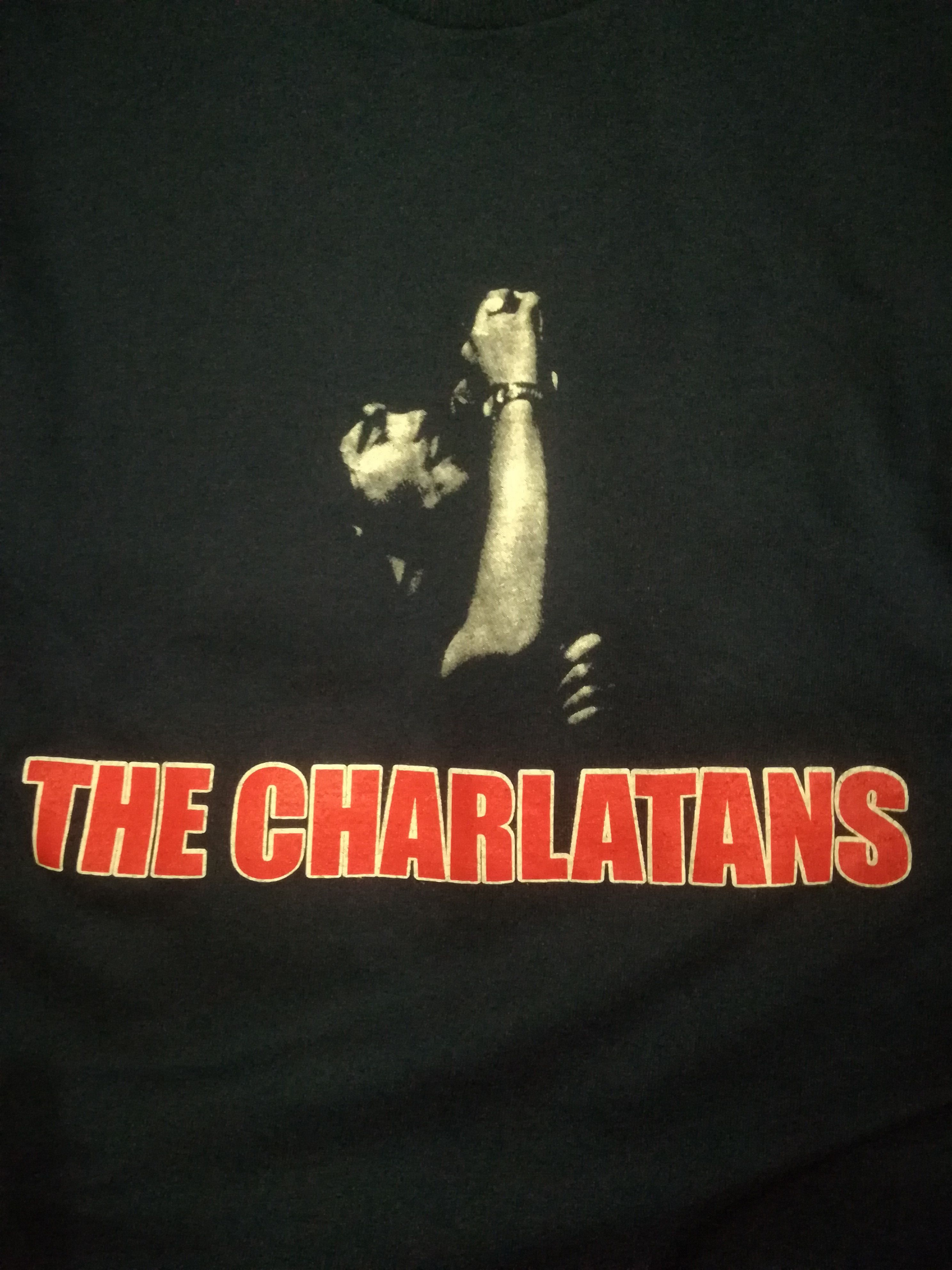 Band Tees × Vintage Vintage The Charlatans 90s Tshirt Long sleeve Size US M / EU 48-50 / 2 - 3 Thumbnail
