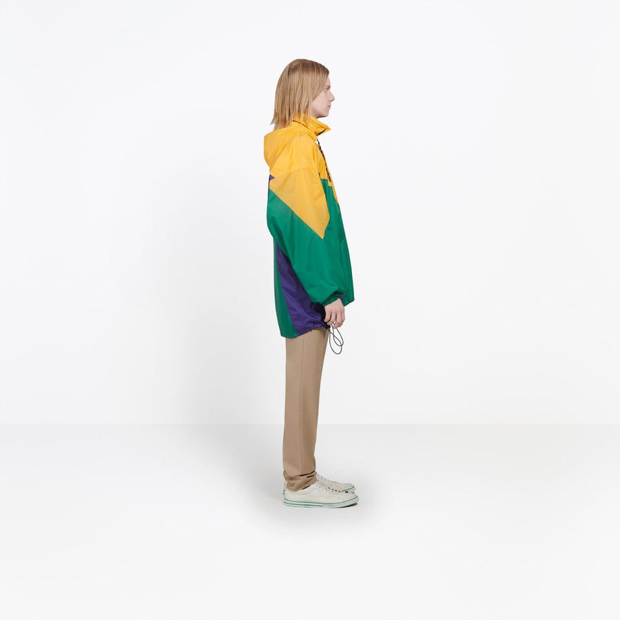 Balenciaga 80s Multimaterial Technical Windbreaker in Multicolor Size US M / EU 48-50 / 2 - 3 Thumbnail
