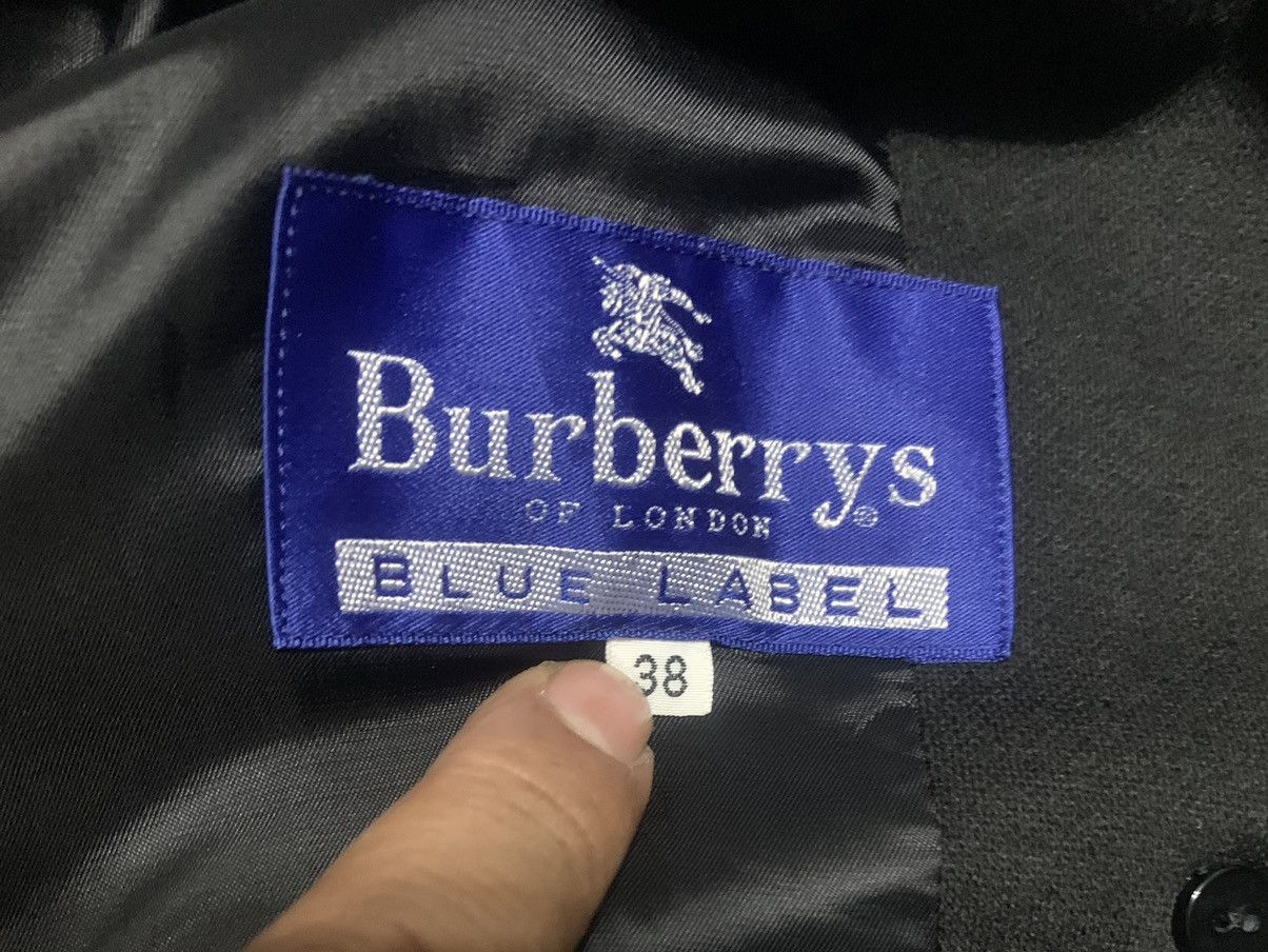 Burberry Vintage Burberrys Blue Label Peacoat Jacket Size US M / EU 48-50 / 2 - 4 Thumbnail