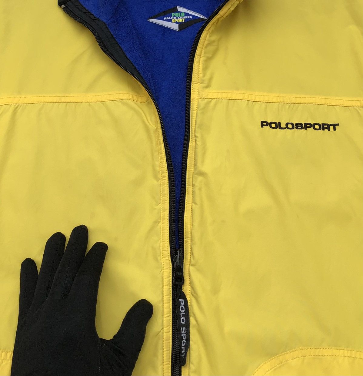 Polo Ralph Lauren VTG Polo Sport Ralph Lauren Fleece Reversible Zipper jacket Size US L / EU 52-54 / 3 - 20 Thumbnail