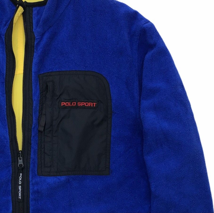 Polo Ralph Lauren VTG Polo Sport Ralph Lauren Fleece Reversible Zipper jacket Size US L / EU 52-54 / 3 - 3 Thumbnail