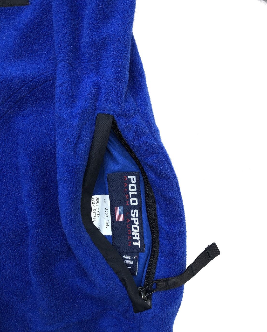 Polo Ralph Lauren VTG Polo Sport Ralph Lauren Fleece Reversible Zipper jacket Size US L / EU 52-54 / 3 - 10 Thumbnail