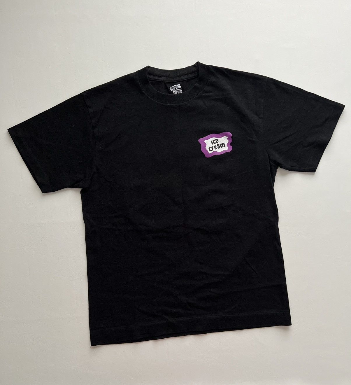 image of Billionaire Boys Club Season 3 Ice Cream Merry Go Round Tee in Black, Men's (Size Small)
