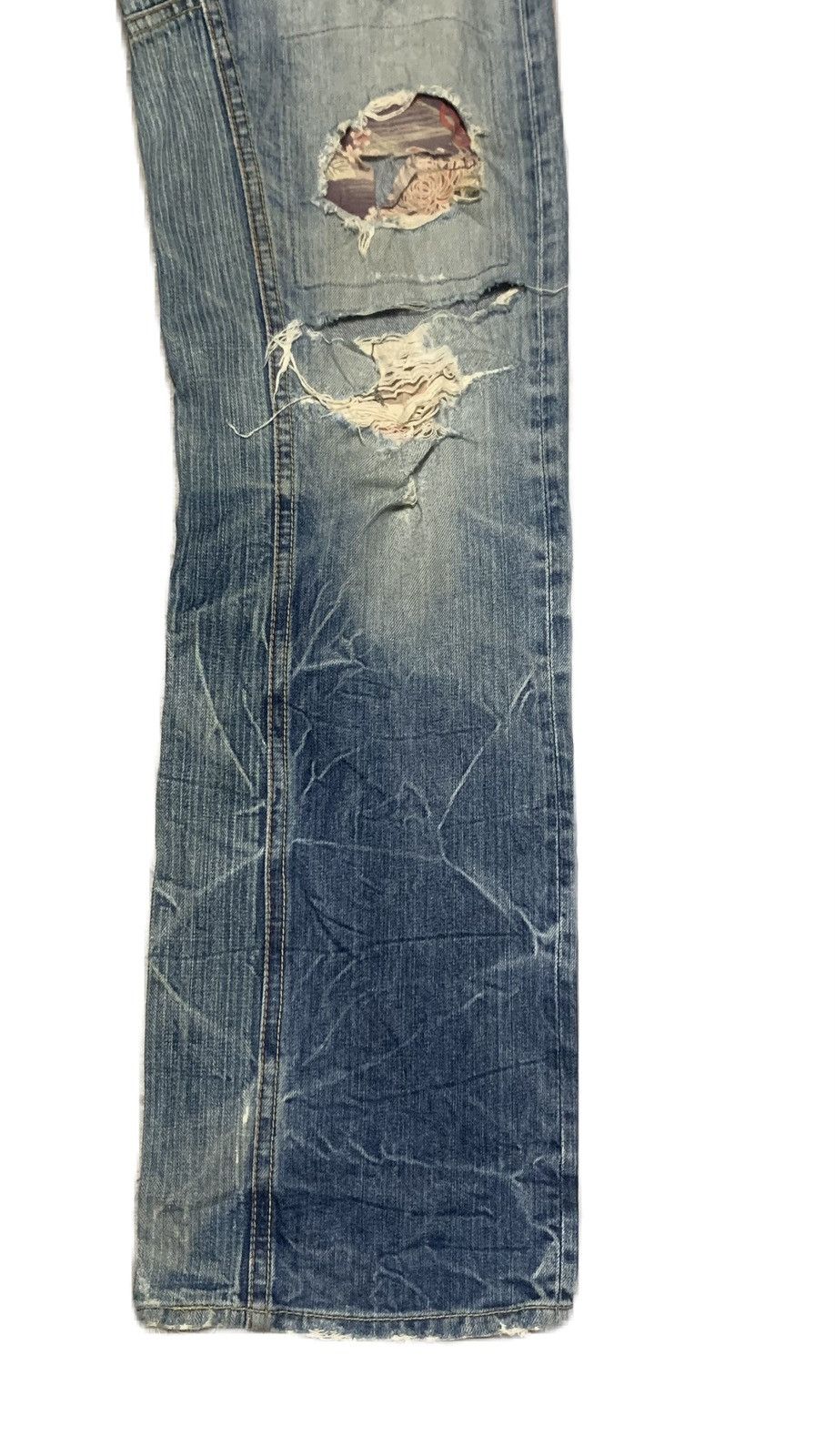 Japanese Brand Vintage Japanese Brand Karakuri Tamashi Sukajan Jeans Size US 31 - 3 Thumbnail