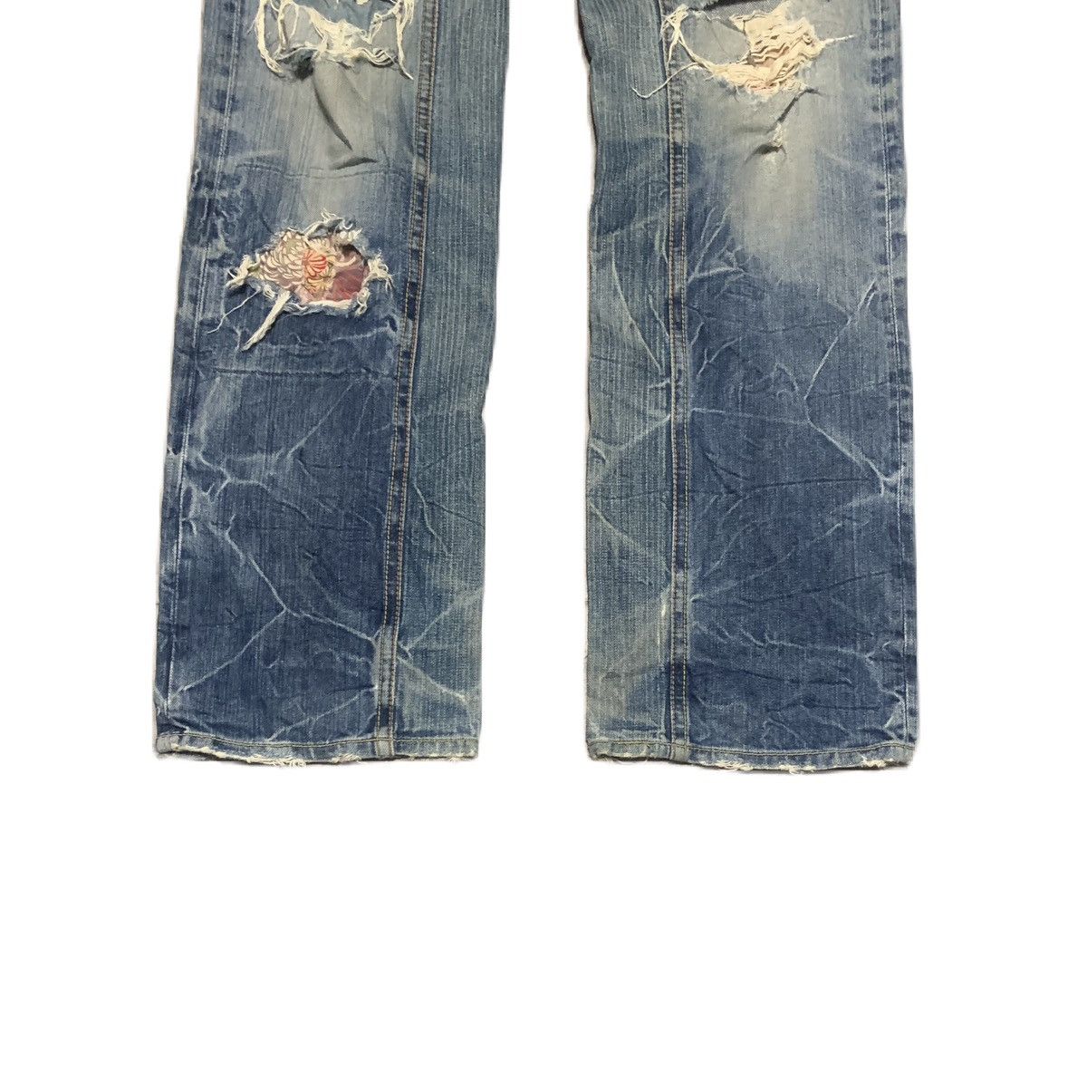 Japanese Brand Vintage Japanese Brand Karakuri Tamashi Sukajan Jeans Size US 31 - 4 Thumbnail