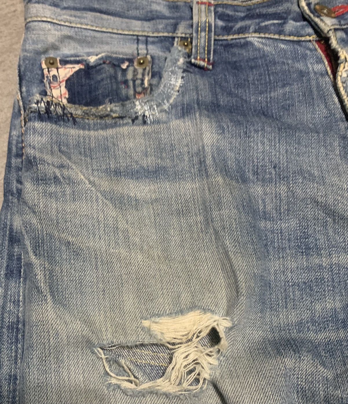 Japanese Brand Vintage Japanese Brand Karakuri Tamashi Sukajan Jeans Size US 31 - 11 Thumbnail