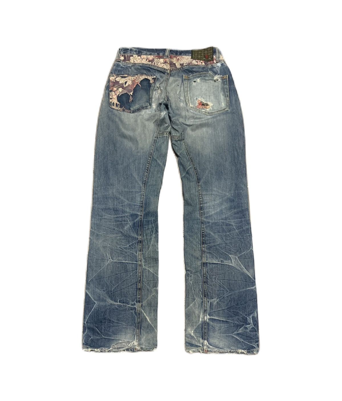 Japanese Brand Vintage Japanese Brand Karakuri Tamashi Sukajan Jeans Size US 31 - 5 Thumbnail