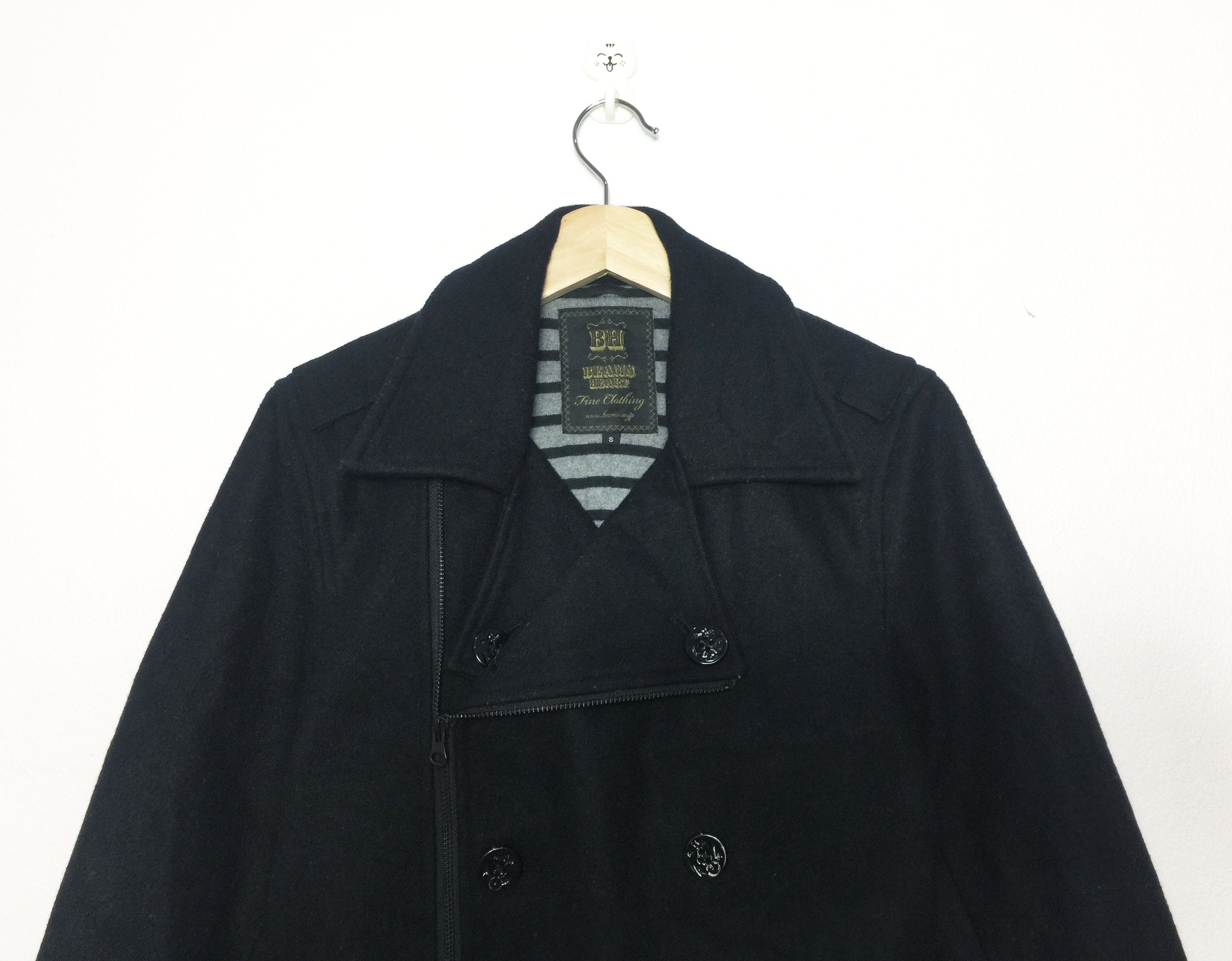 Beams Plus Rare Beams Hearts Double Breasted Wool Jacket Nice Design Size US S / EU 44-46 / 1 - 3 Thumbnail