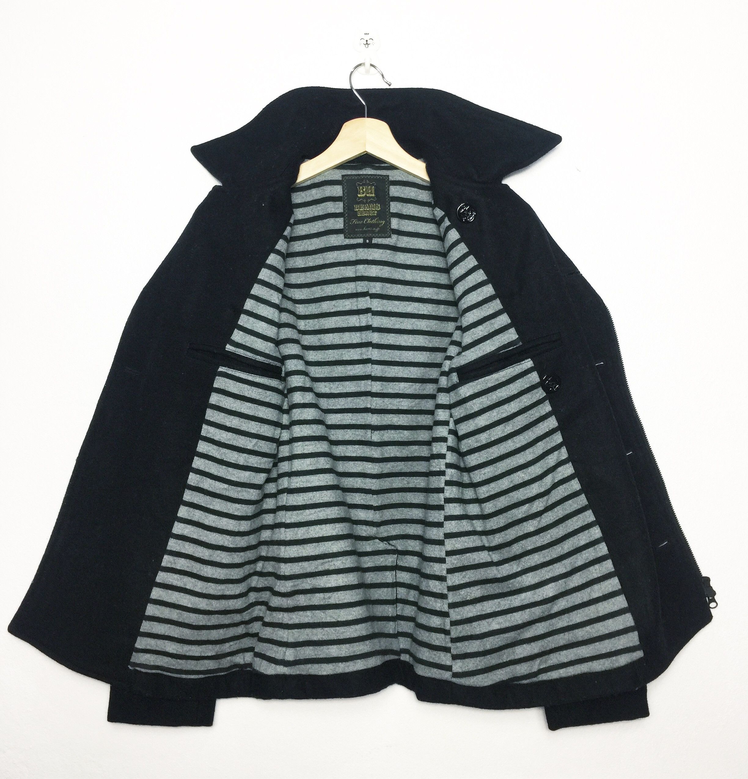 Beams Plus Rare Beams Hearts Double Breasted Wool Jacket Nice Design Size US S / EU 44-46 / 1 - 8 Thumbnail