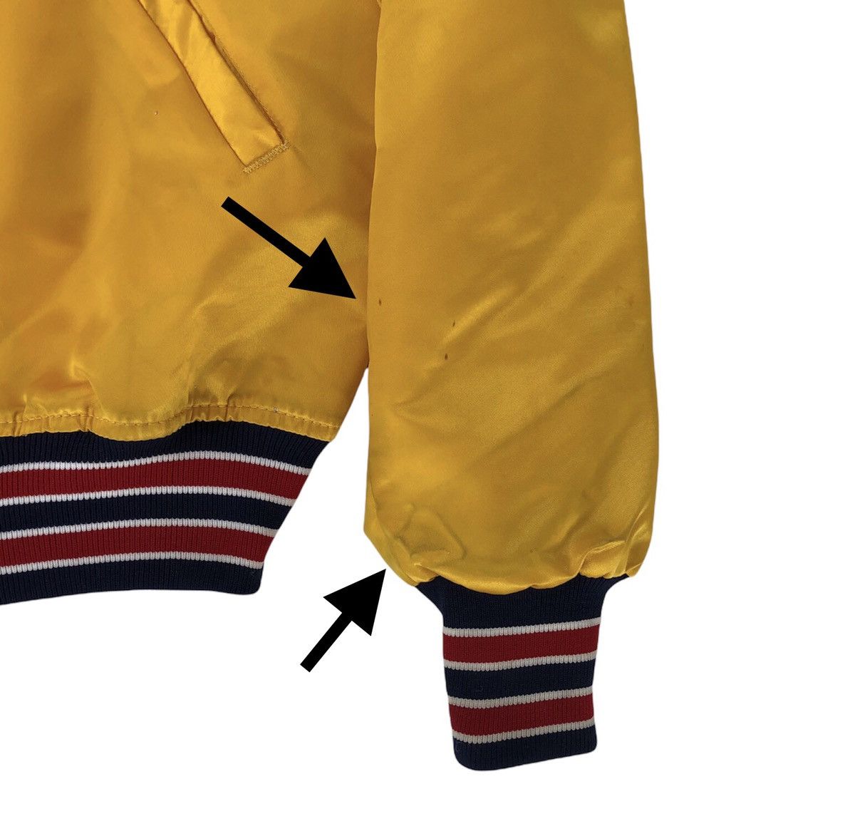 Vintage 🔥Vintage Game Sportswear Ltd Chicago Yellow Varsity Jacket Size US L / EU 52-54 / 3 - 13 Thumbnail