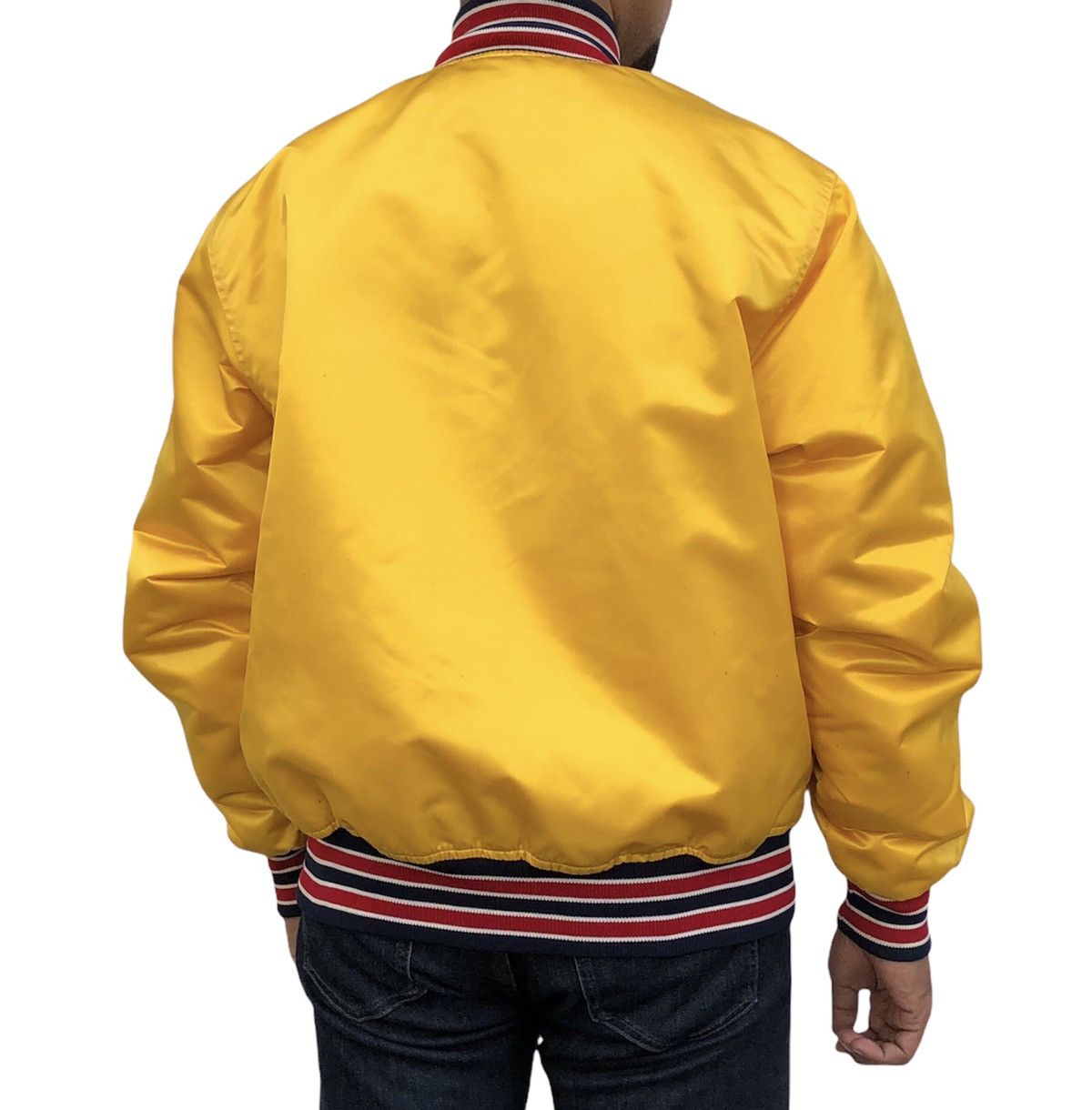 Vintage 🔥Vintage Game Sportswear Ltd Chicago Yellow Varsity Jacket Size US L / EU 52-54 / 3 - 6 Thumbnail