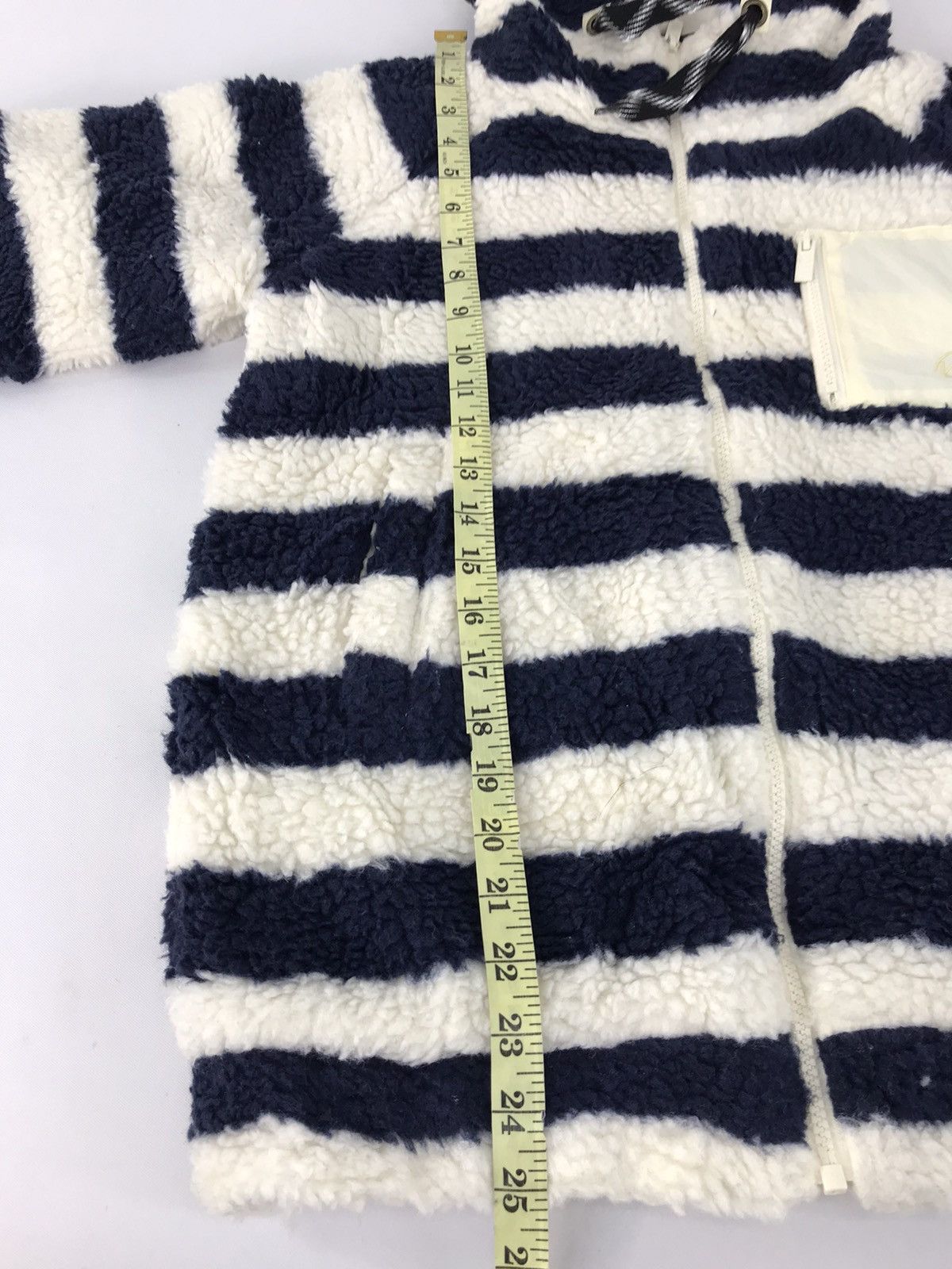 Japanese Brand × Quiksilver Roxy Wool Sherpa Fleece Jacket Colour Block Striped Zipper Size S / US 4 / IT 40 - 12 Thumbnail