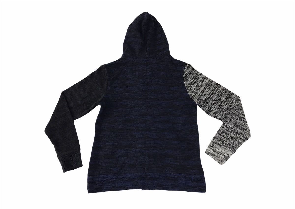 Japanese Brand Semantic Design Sweatshirt Hoodies Zip Up Two Tone Design Size S / US 4 / IT 40 - 5 Thumbnail