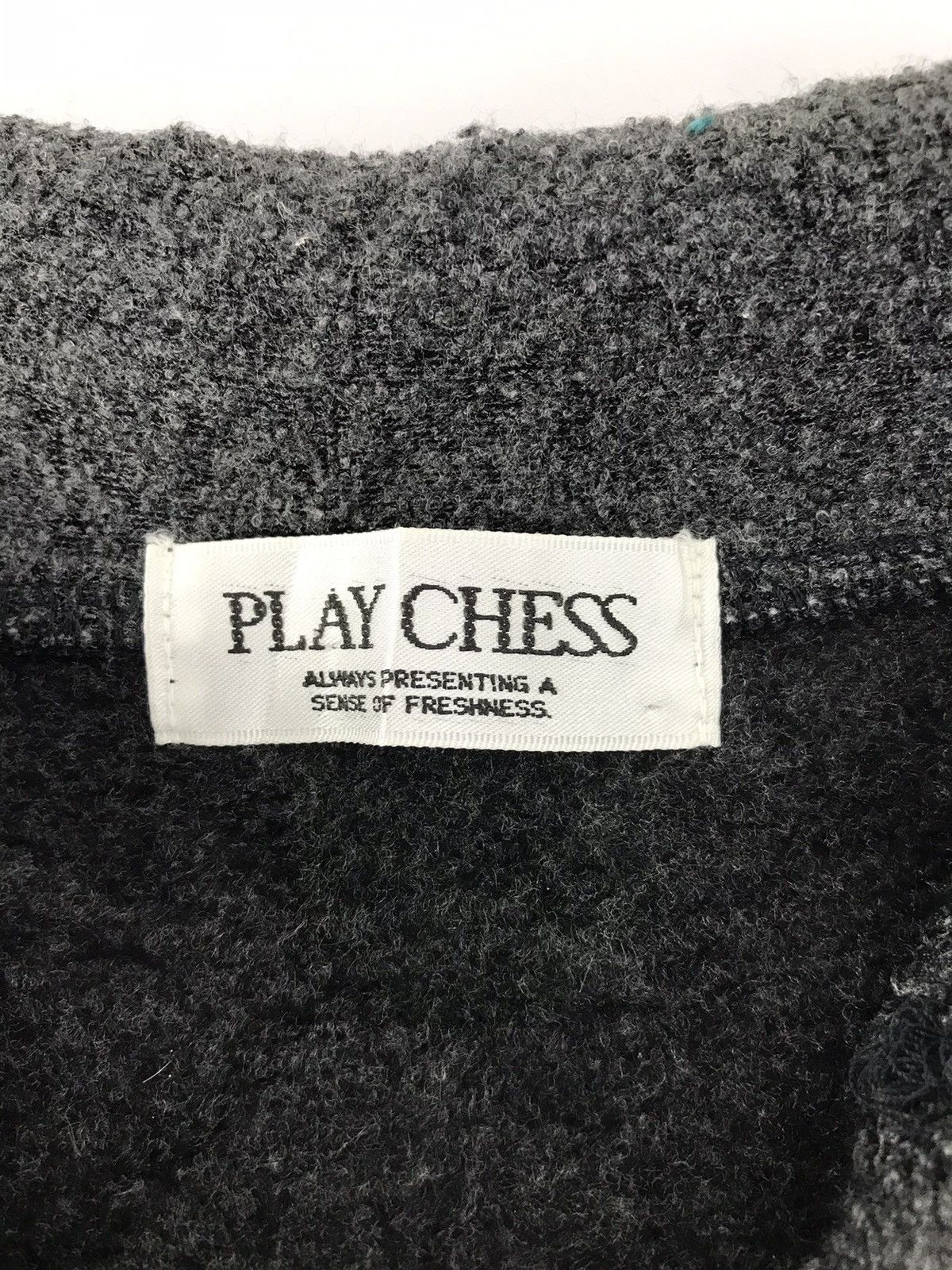 Japanese Brand × Vintage Play Chess Feel Better Fleece Spell Out Half Zip Design Size US M / EU 48-50 / 2 - 4 Thumbnail