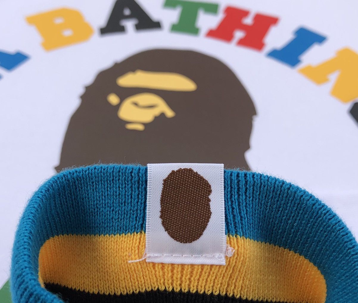 Bape Line Rib College Crewneck Size US M / EU 48-50 / 2 - 11 Thumbnail