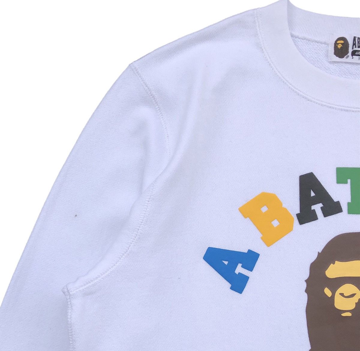 Bape Line Rib College Crewneck Size US M / EU 48-50 / 2 - 6 Thumbnail